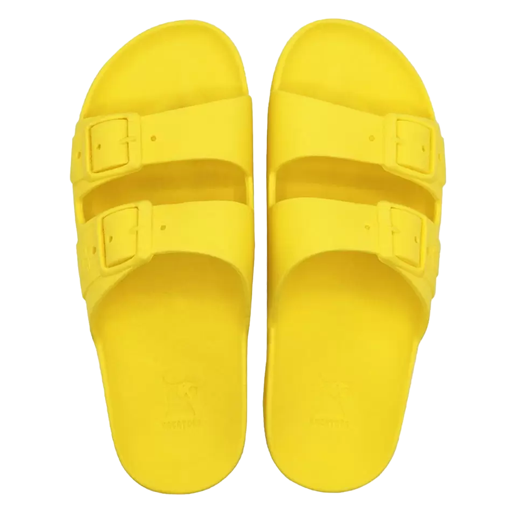 Sandales plates à boucles CACATOES DO BRASIL Jaune