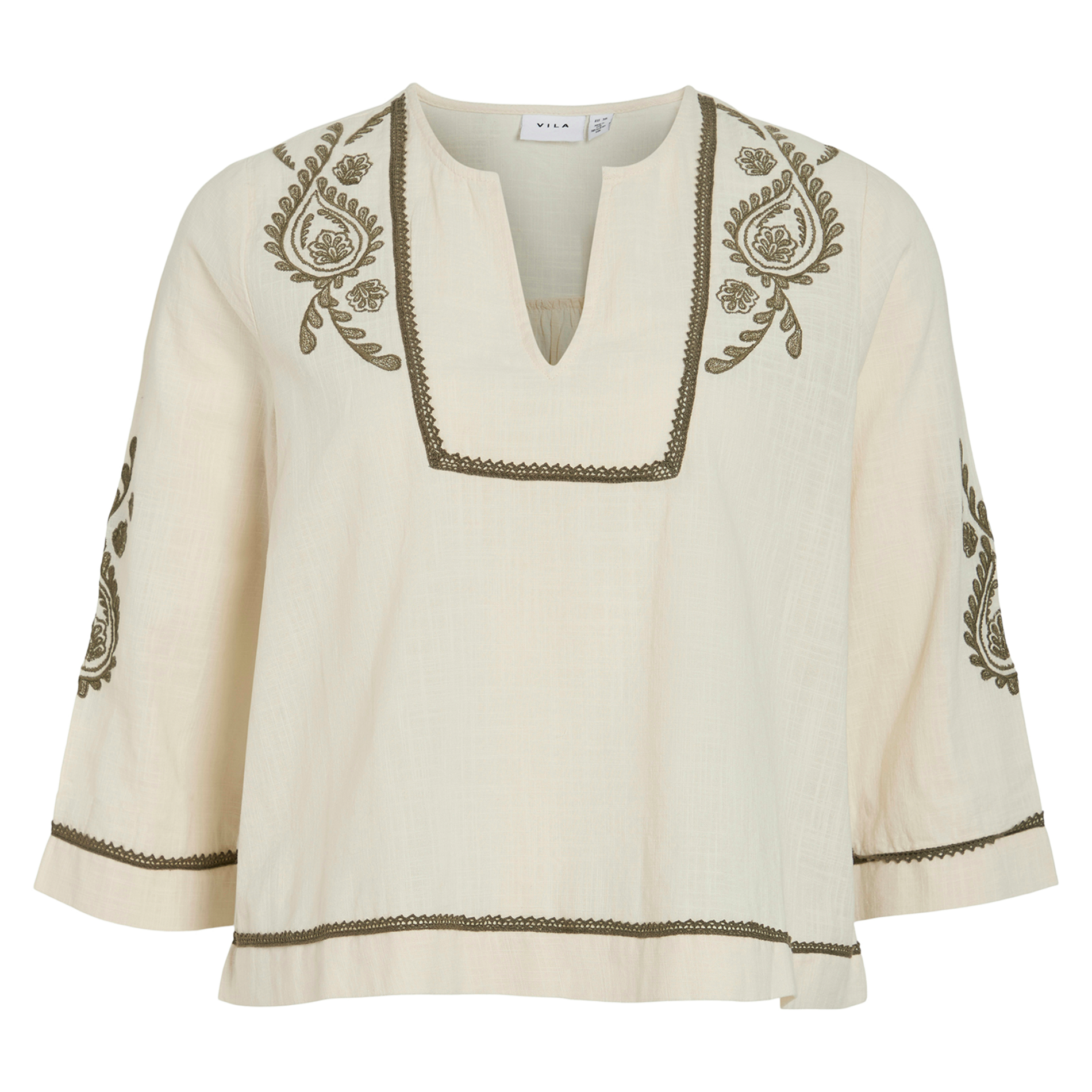 Dotted Swiss triangle bra Beige