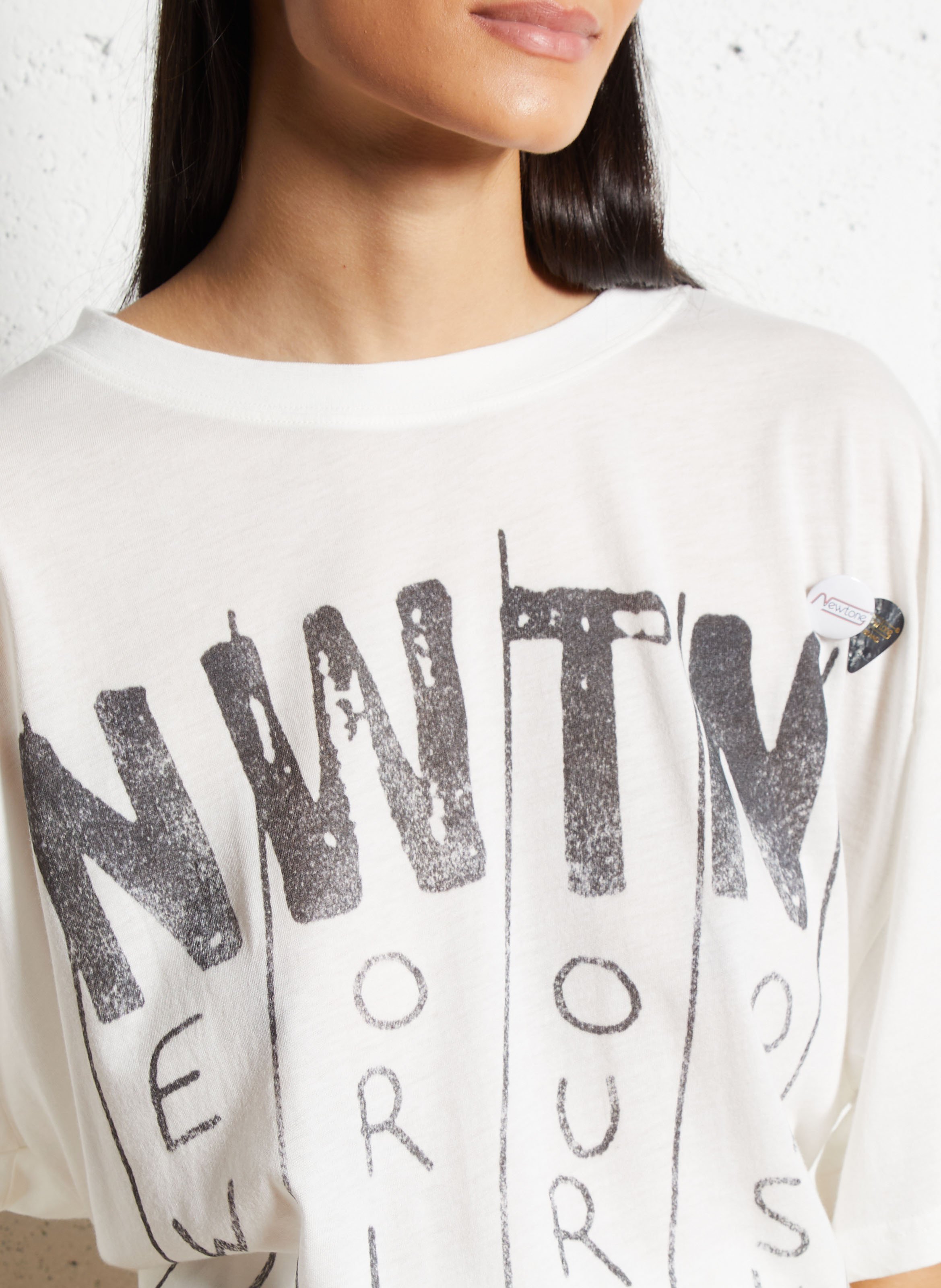 Cotton T-shirt NEWTONE White