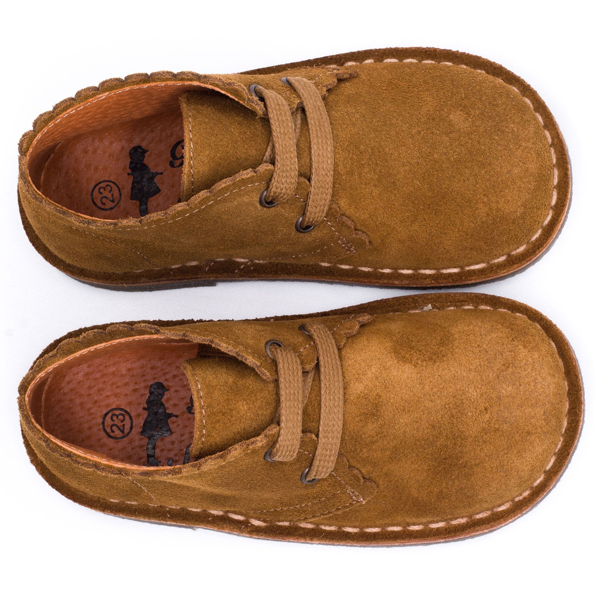 Bottine à lacet pour petit Boni & Sidonie Marron