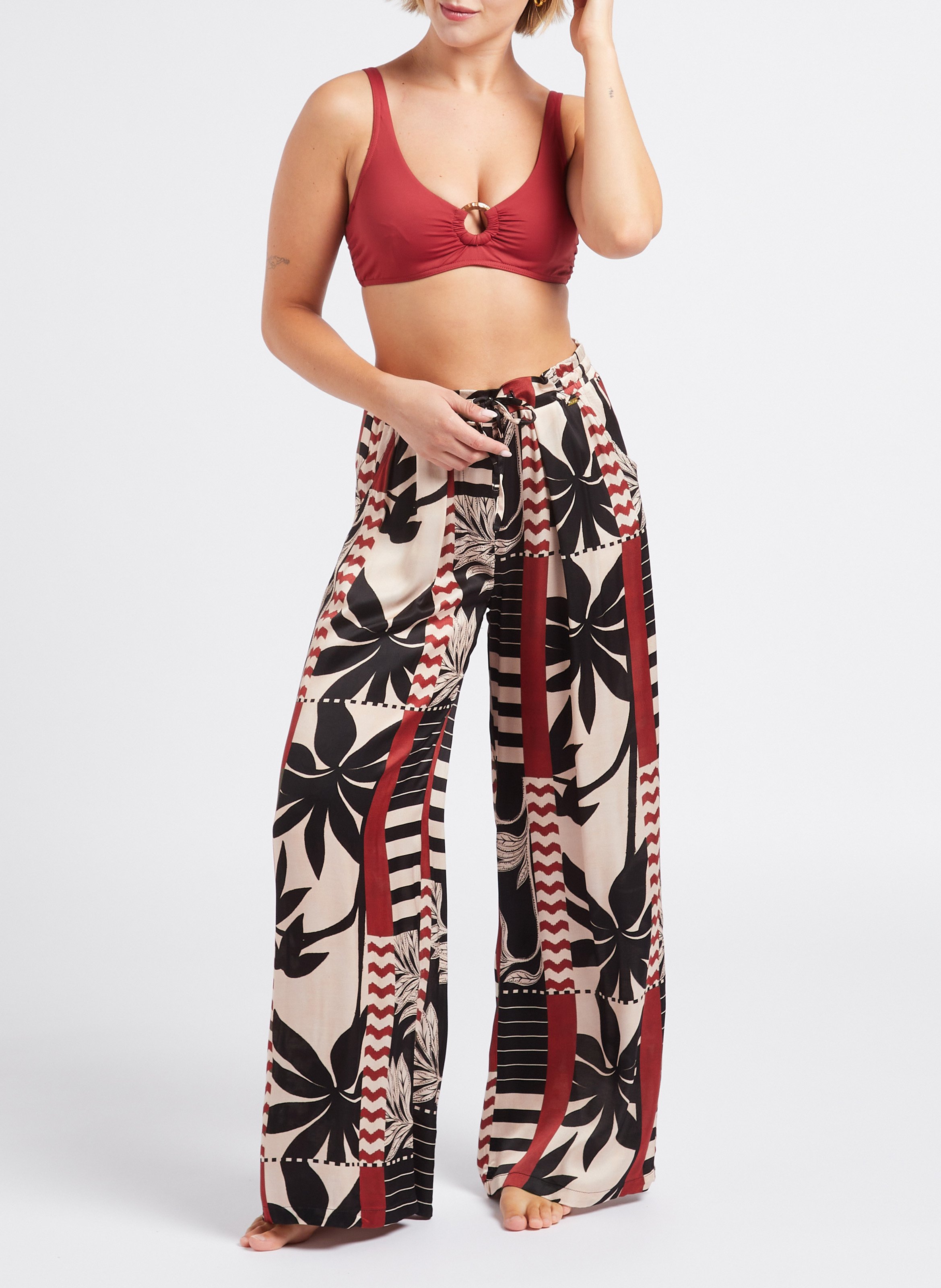 Haut de maillot de bain LIVIA Rose