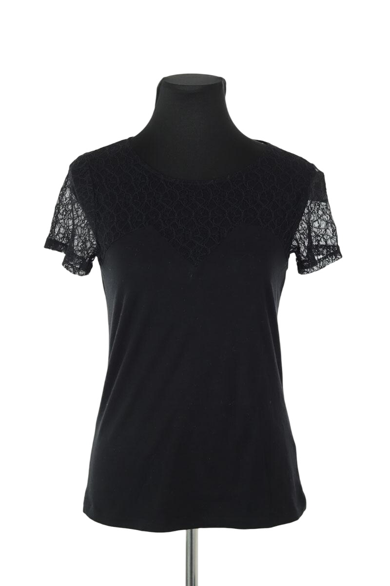 Cotton T-shirt SEZANE - Seconde main Black