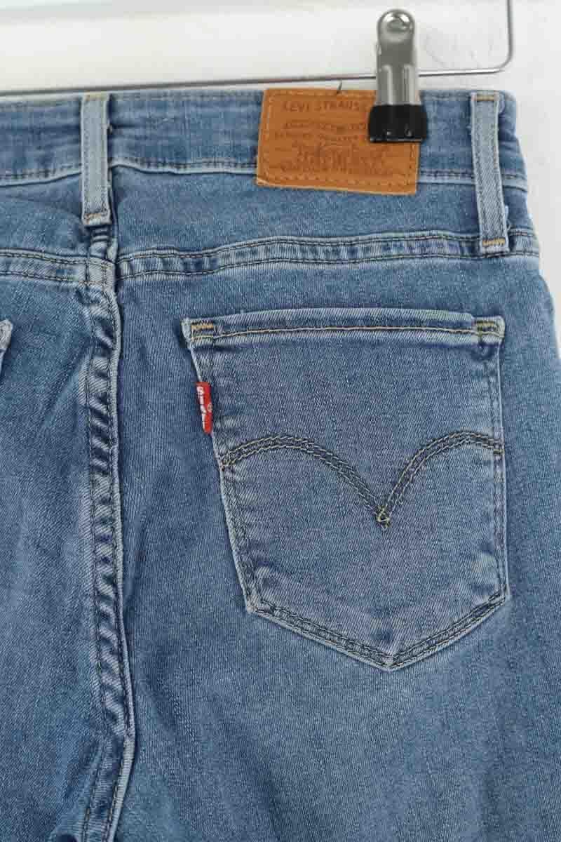 Cotton skinny jeans LEVI'S - Seconde main Blue