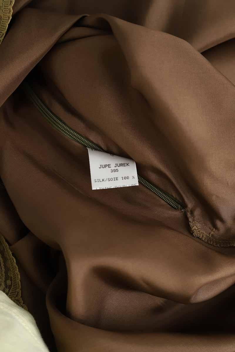 Silk skirt TARA JARMON - Seconde Main Brown