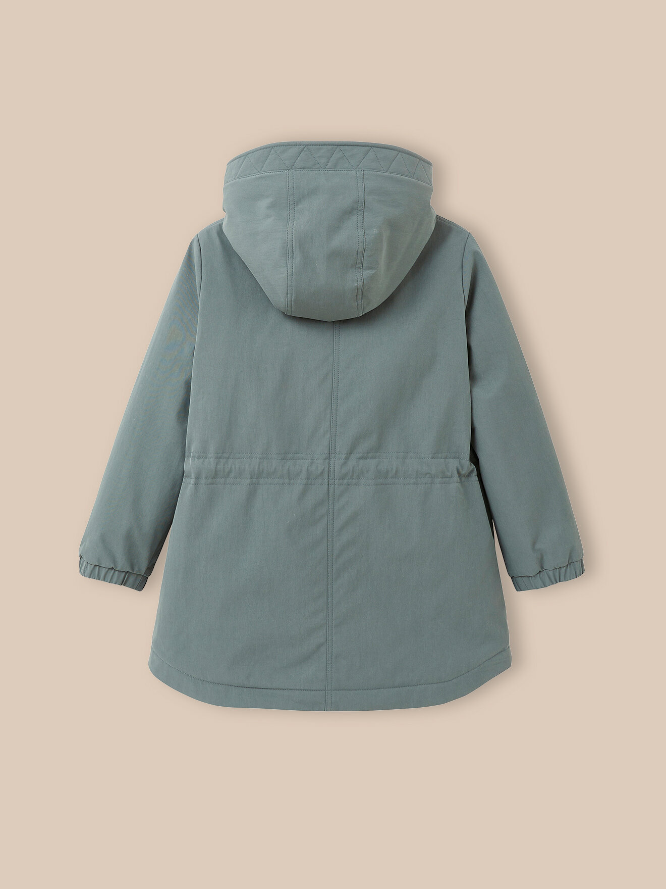 Faux fur lined parka CYRILLUS Green