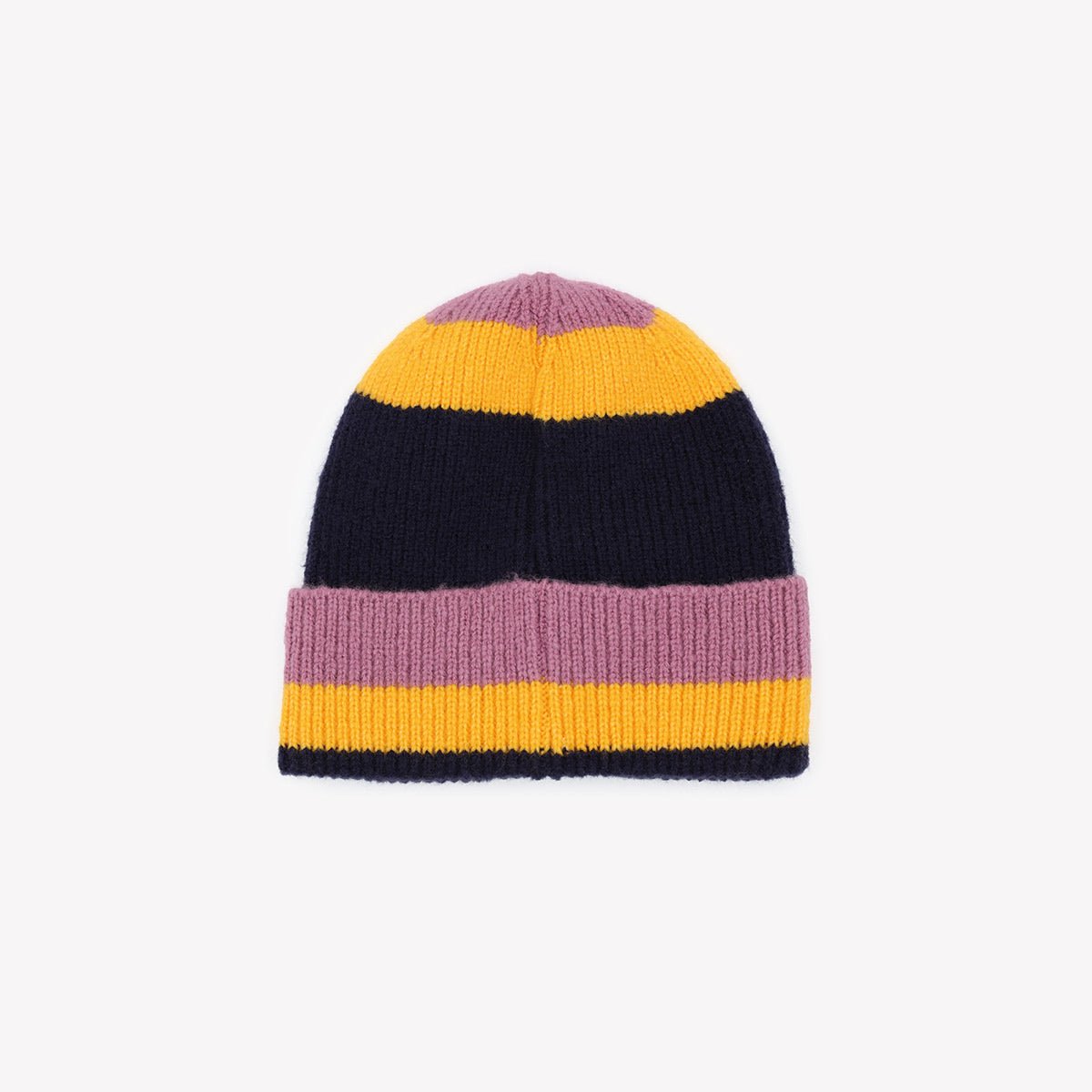 Striped reversible beanie SERGE BLANCO Purple