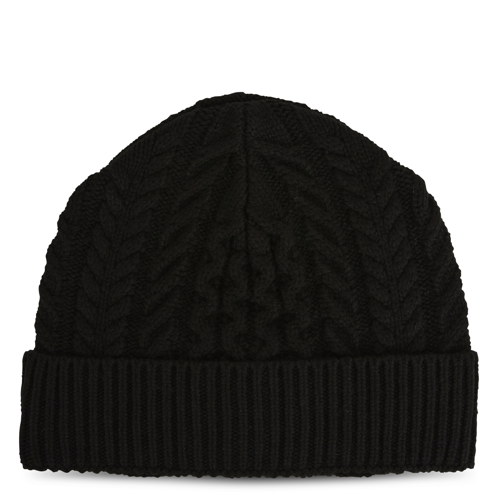 Screen-printed wool-blend hat MAISON 123 Black