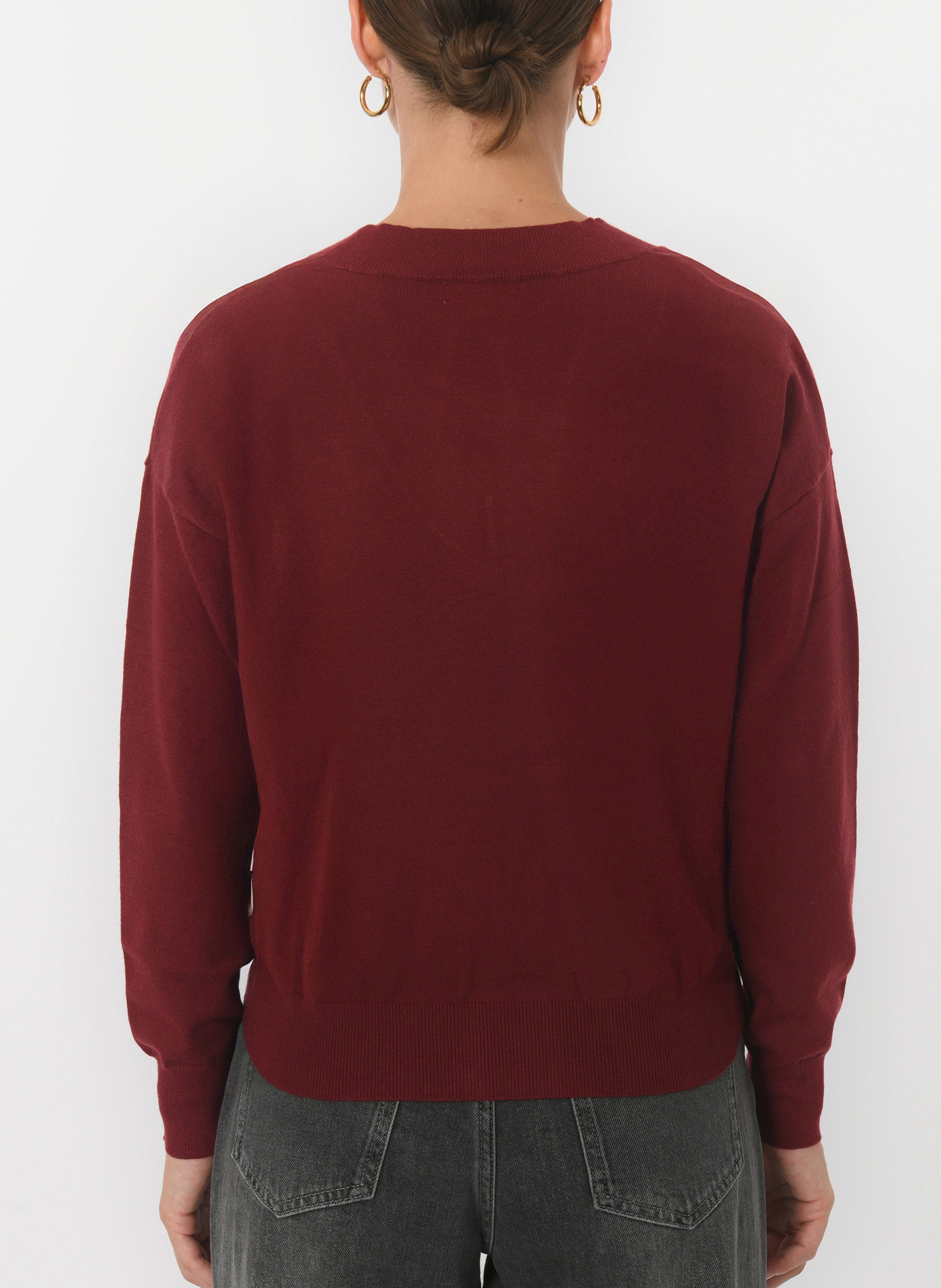 Pullover mit V-Ausschnitt KOOKAI Rot