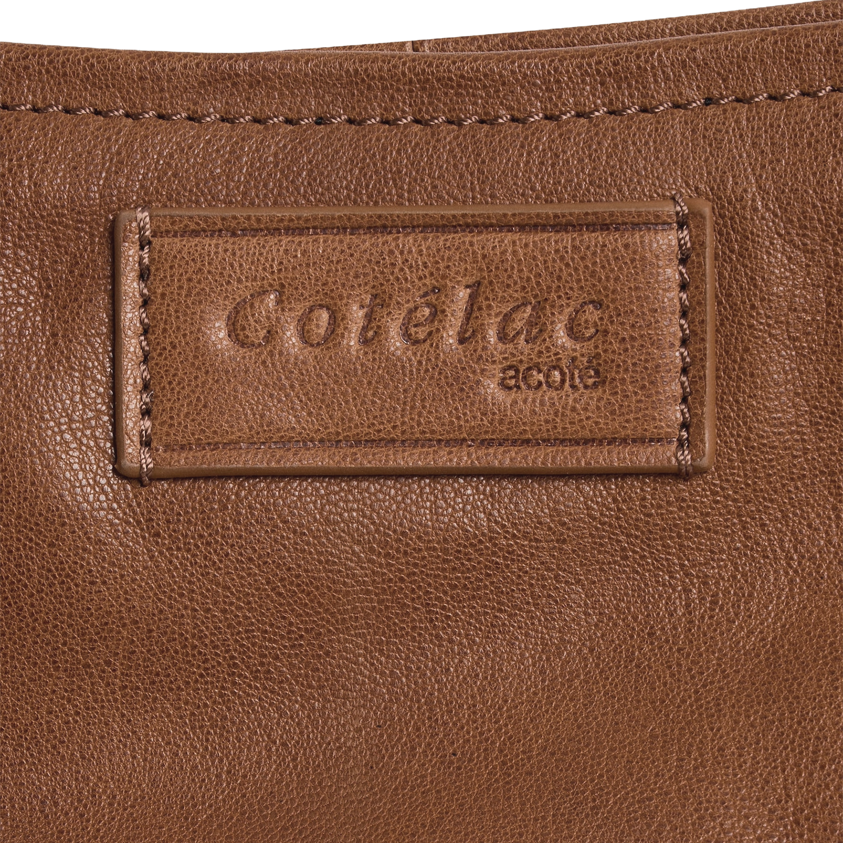 Leather waist bag ACOTE Brown