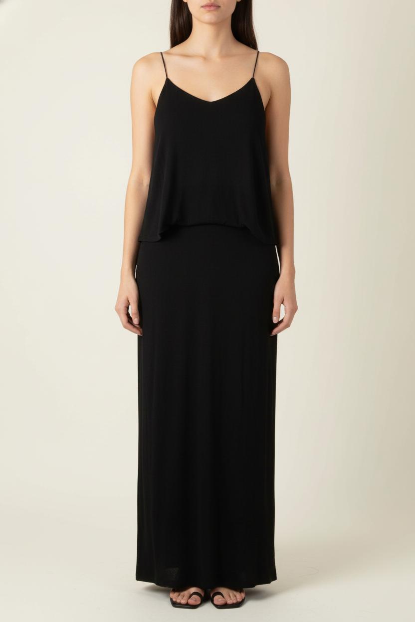 Long dress COMPTOIR DES COTONNIERS - Seconde main Black