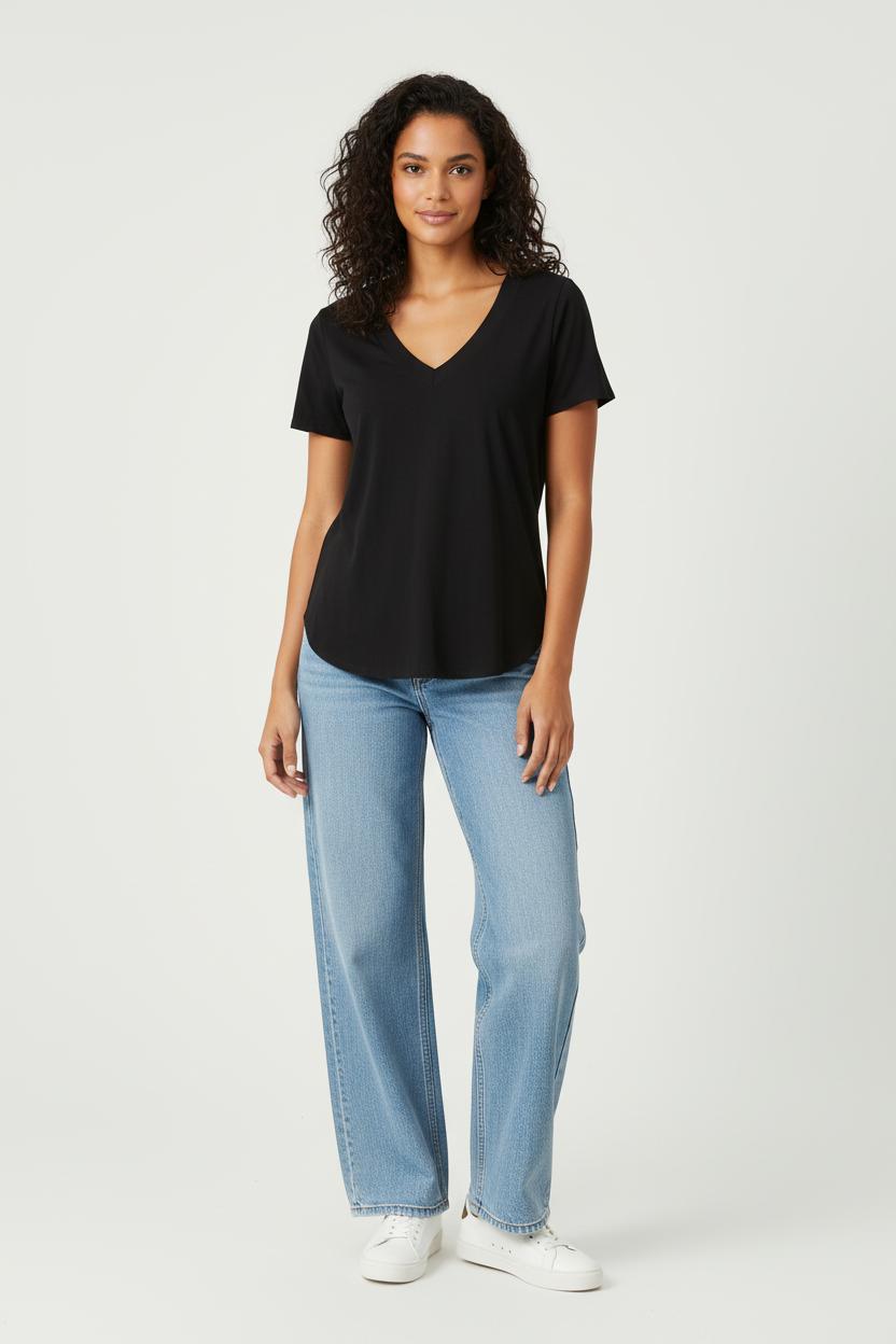 Tommy Badge T-shirt COMPTOIR DES COTONNIERS - Seconde main Black