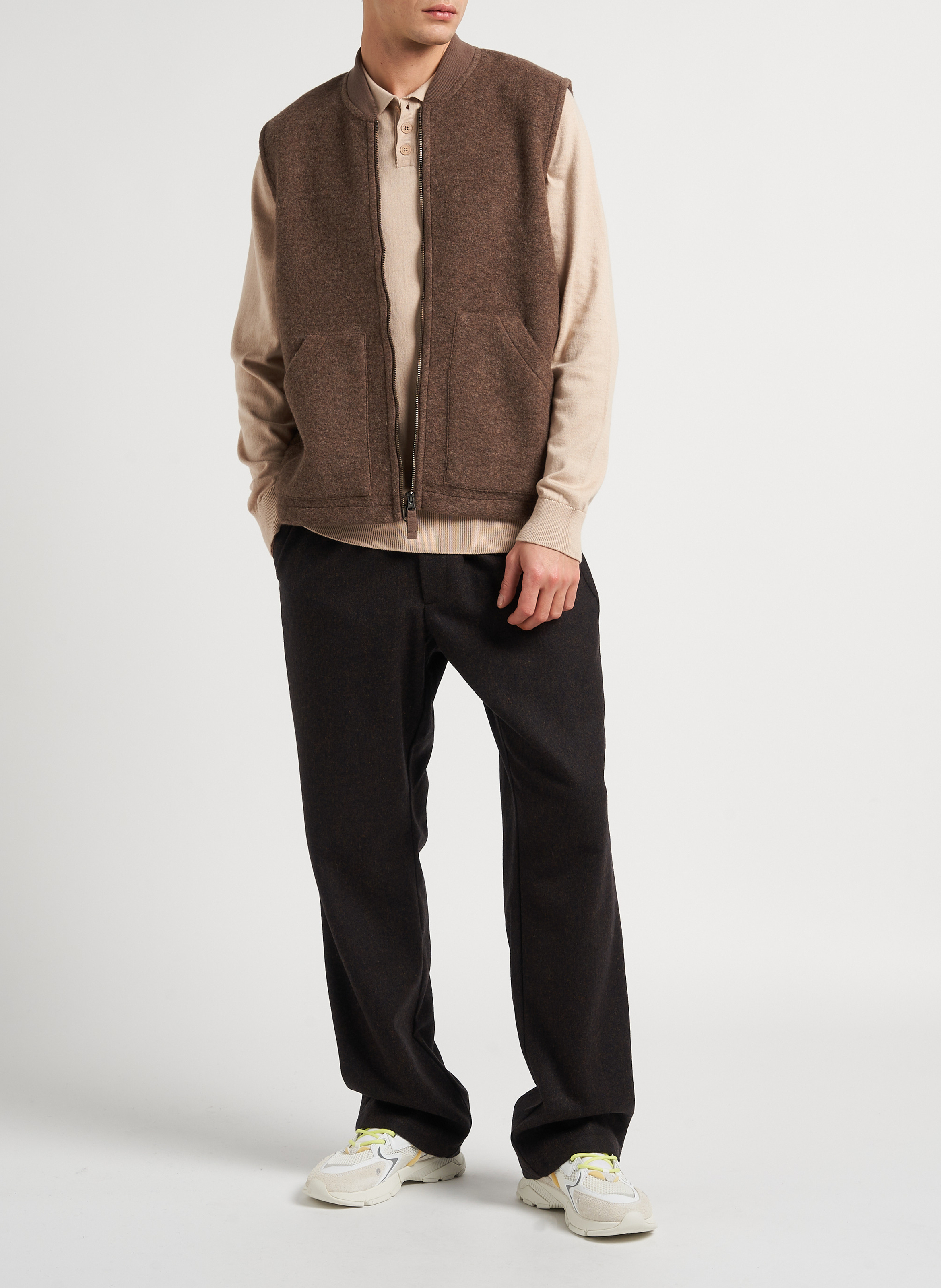 Polo en coton THINKING MU Beige