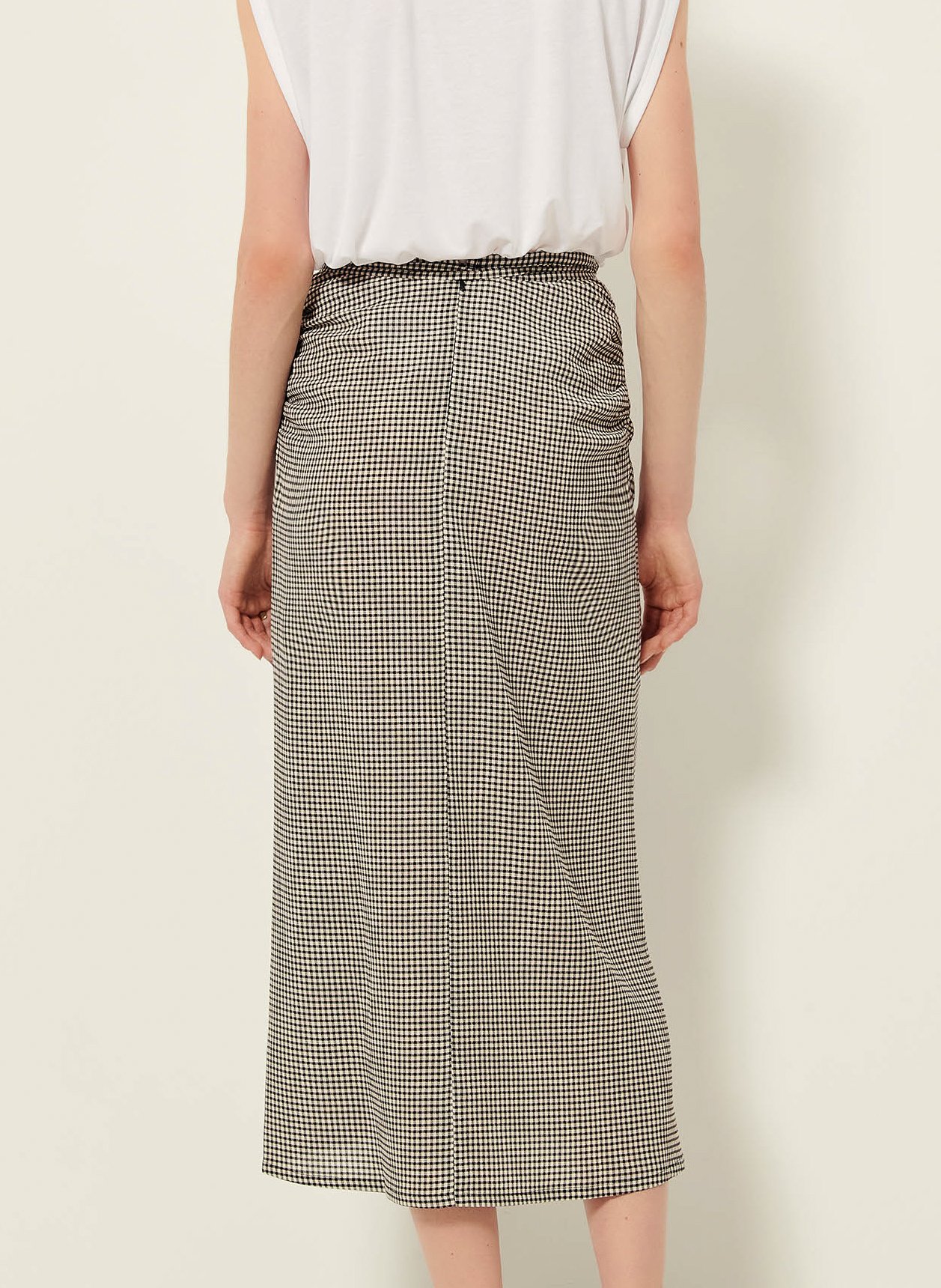 Long printed skirt SESSUN Grey