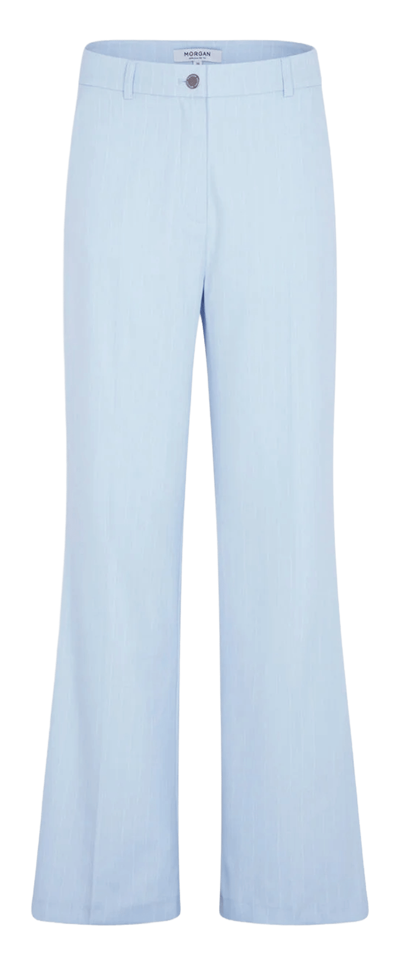 High-waisted straight-leg pants MORGAN Blue