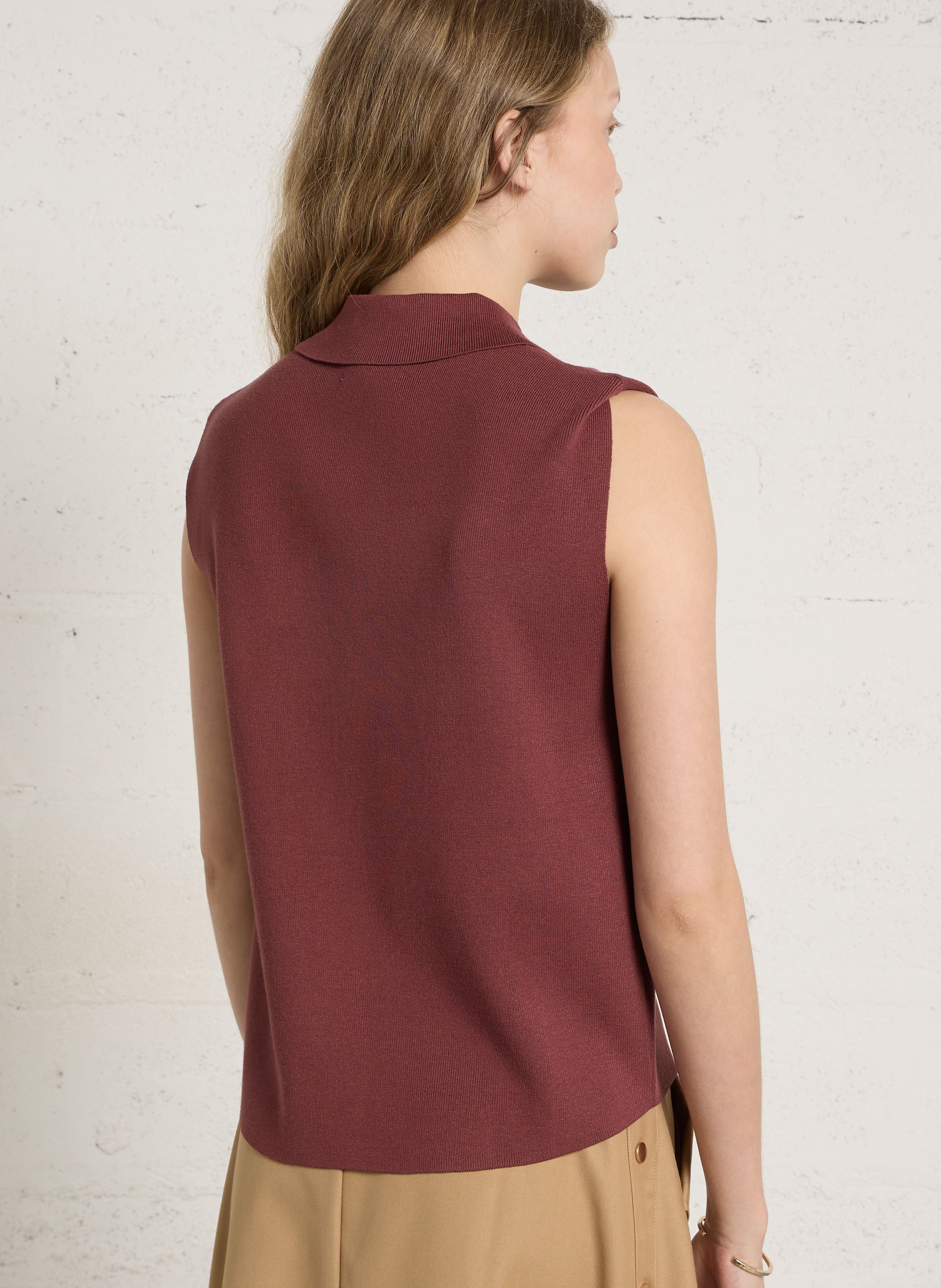 Gilet col classique  MAISON 123 Rose