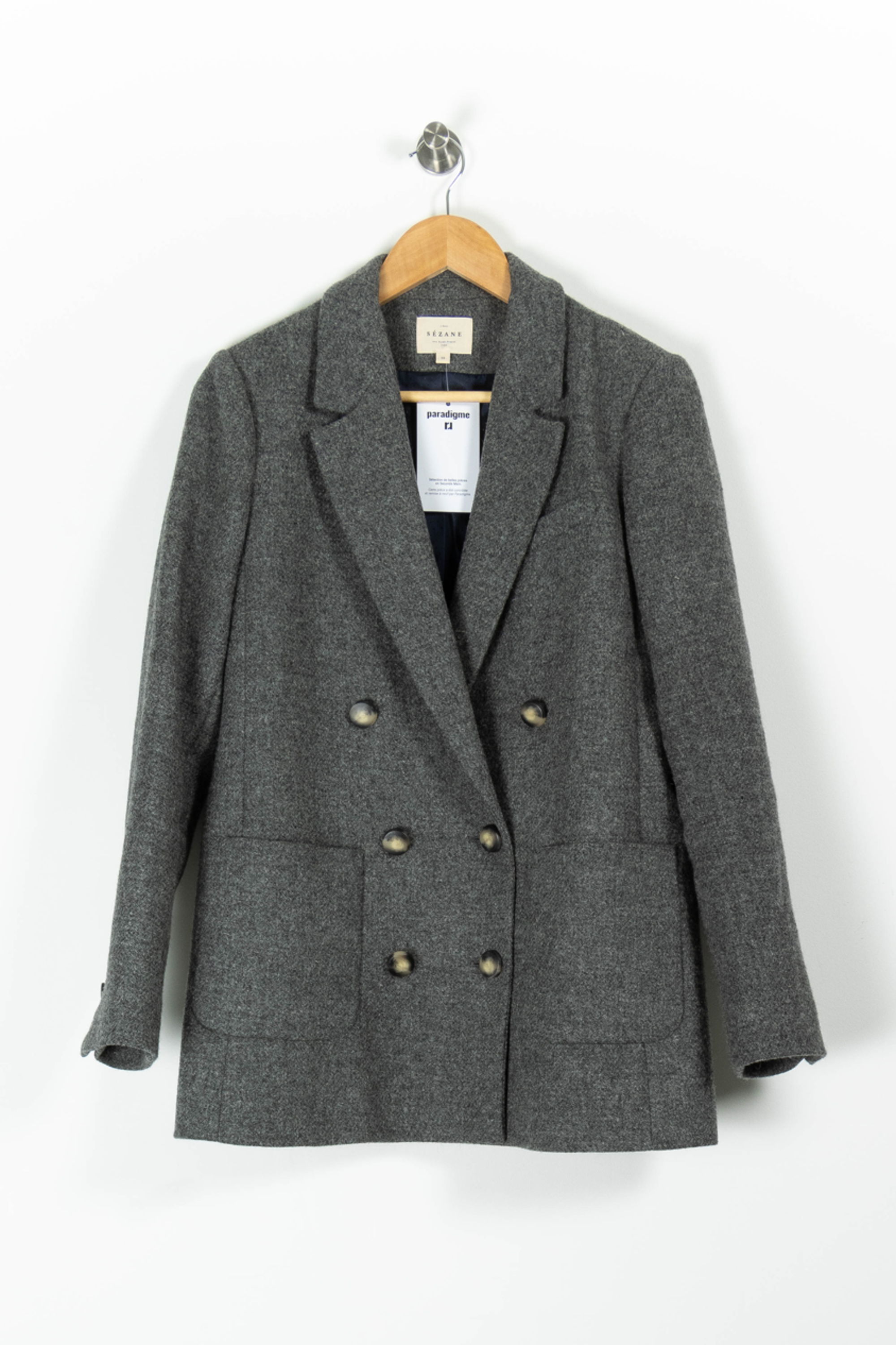 Polo shirt SEZANE - Seconde main Grey