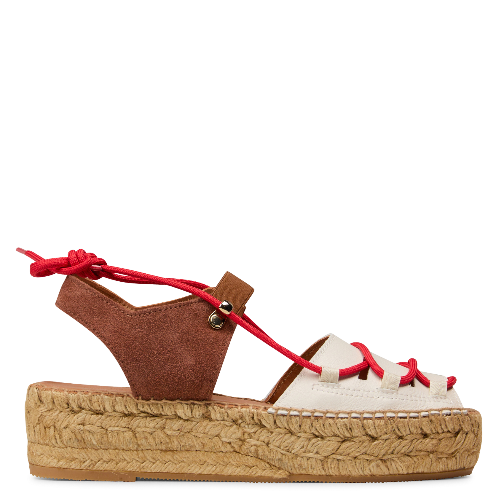 Leather espadrilles NAGUISA Beige