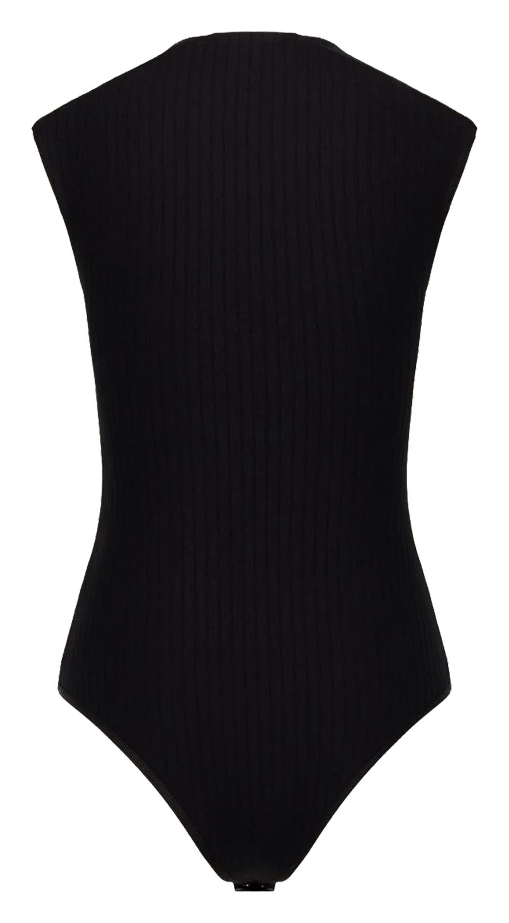 Fitted square neck bodysuit FLAIR Black