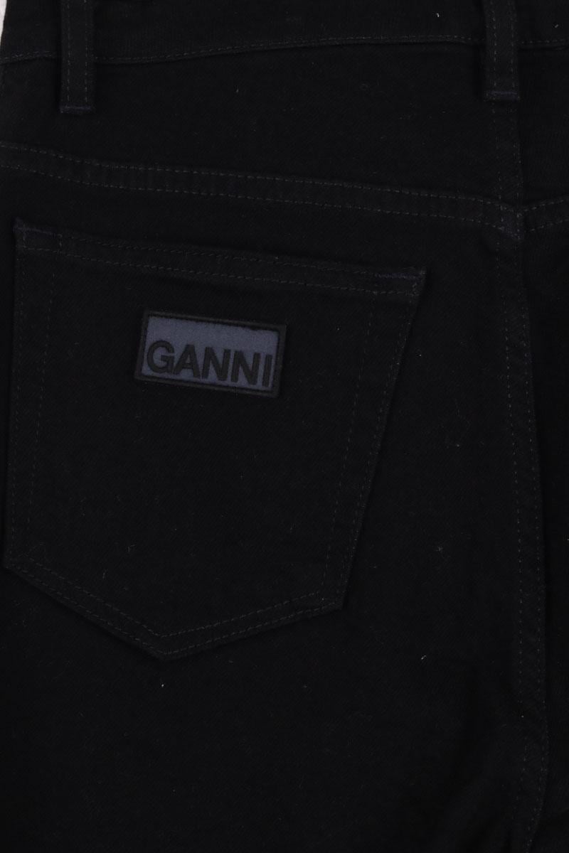 Slim-fit jeans GANNI - Seconde Main Black