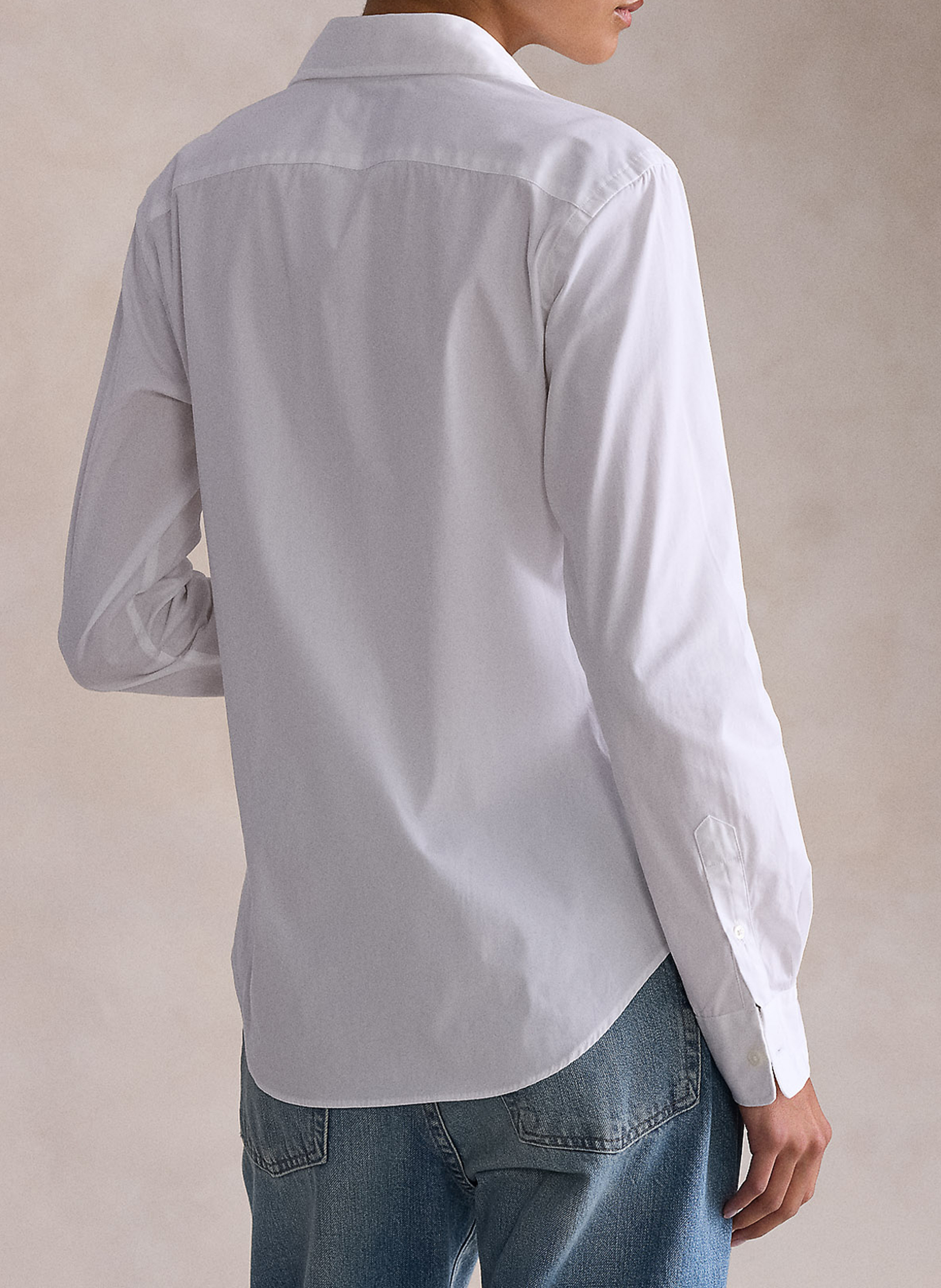 Cotton shirt with classic collar POLO RALPH LAUREN White