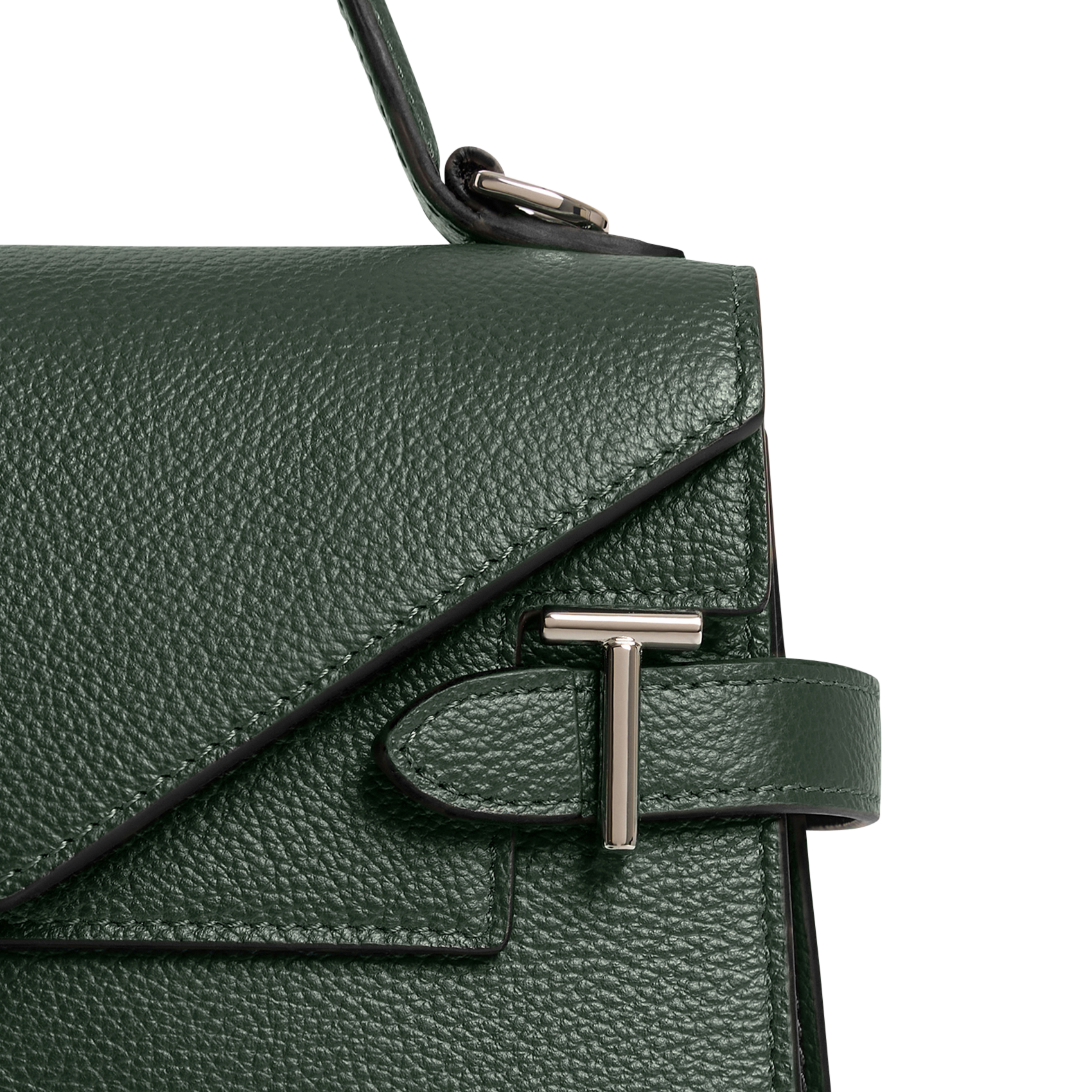 Leather handbag | Green LE TANNEUR Women