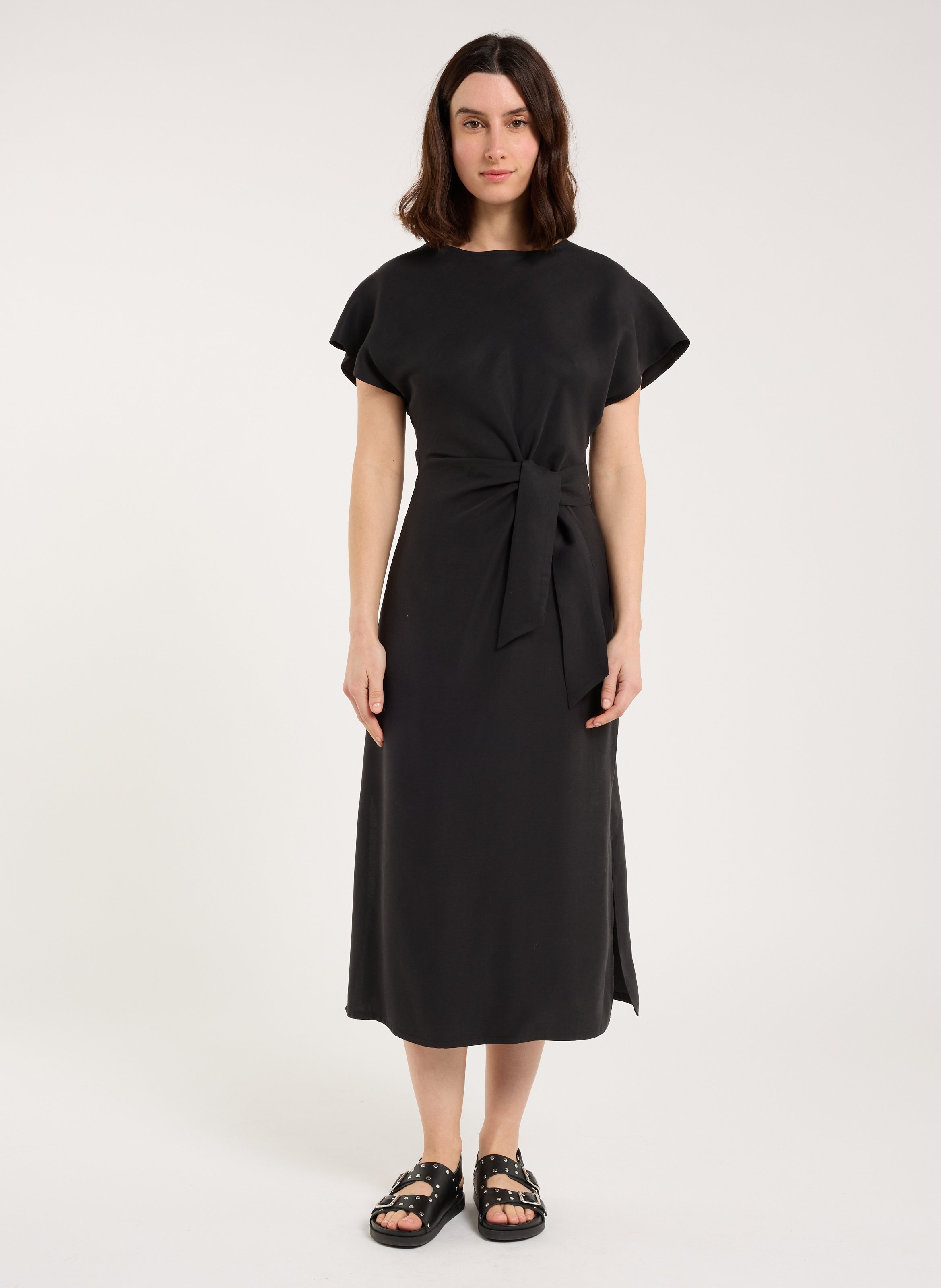 Midi dress SAISON 1865 Black