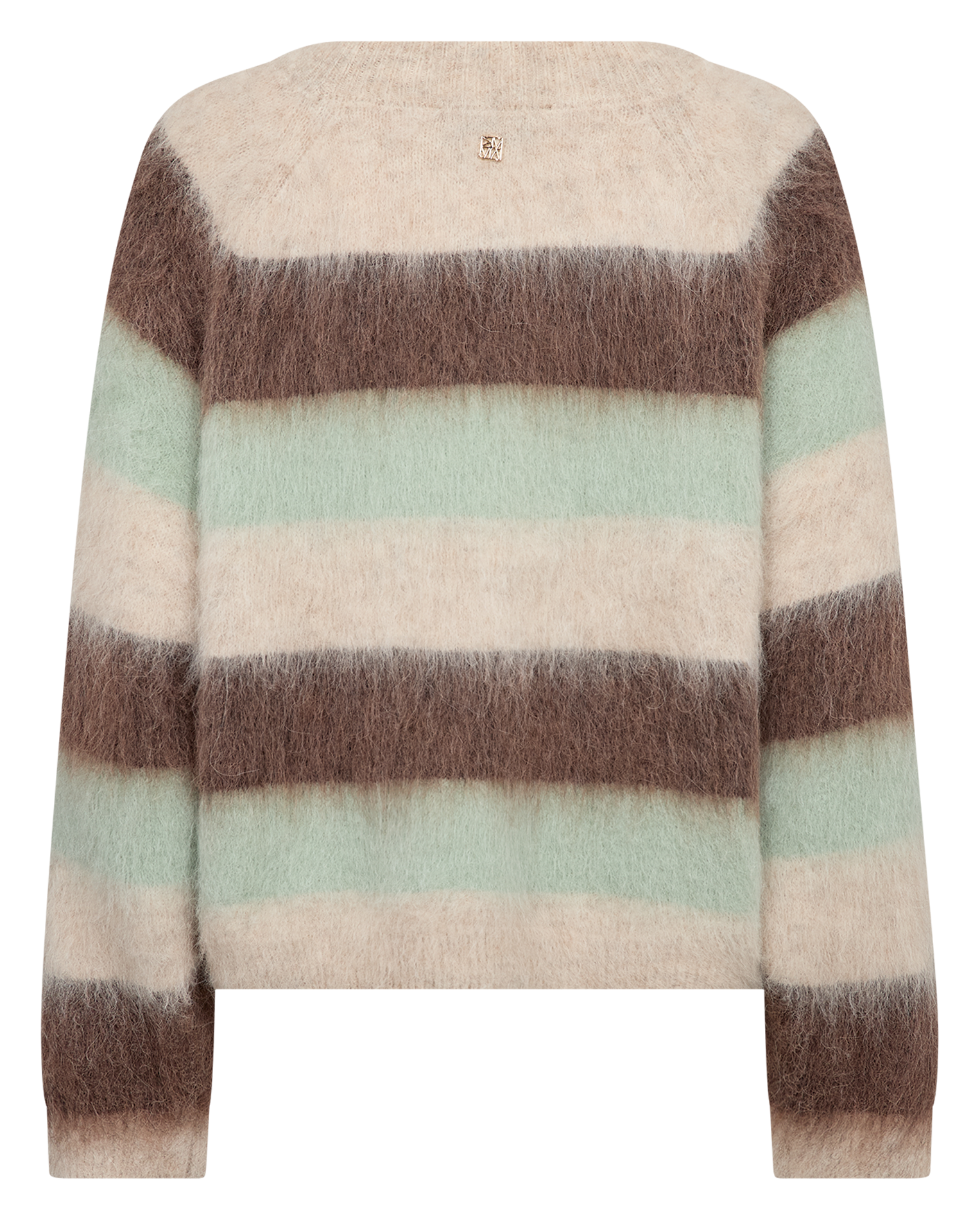 Pull oversize en laine mélangée | Vert MOS MOSH Femme