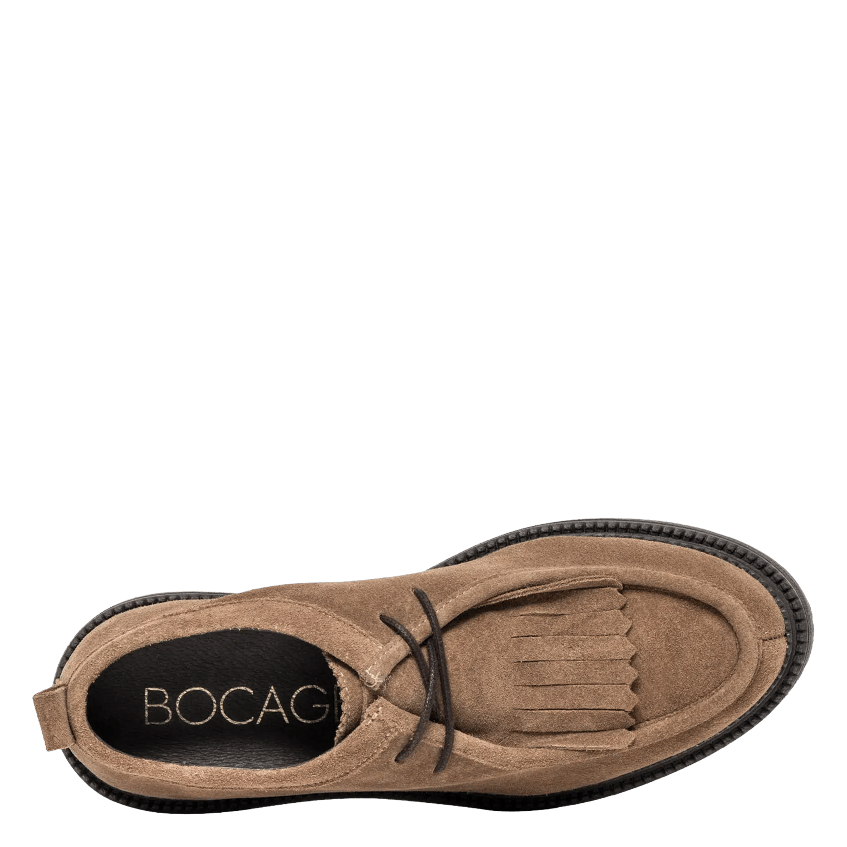 Derbies suédées en cuir BOCAGE Beige