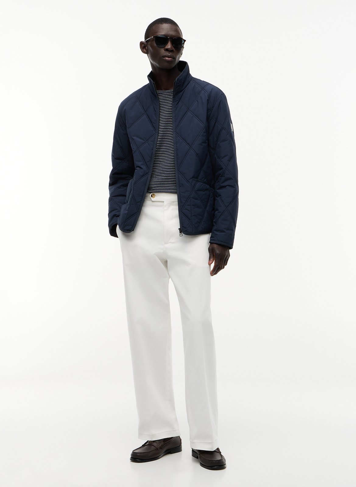 Veste matelassée col montant  TOMMY HILFIGER Bleu