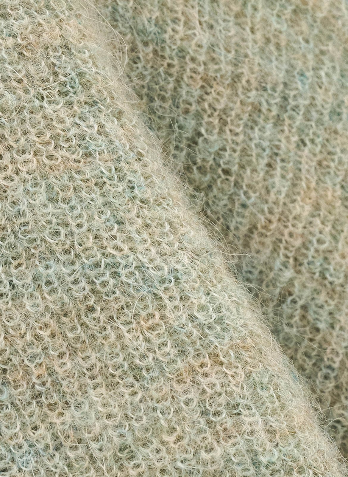 Weiter Cardigan aus Wollmix BA&SH Grun