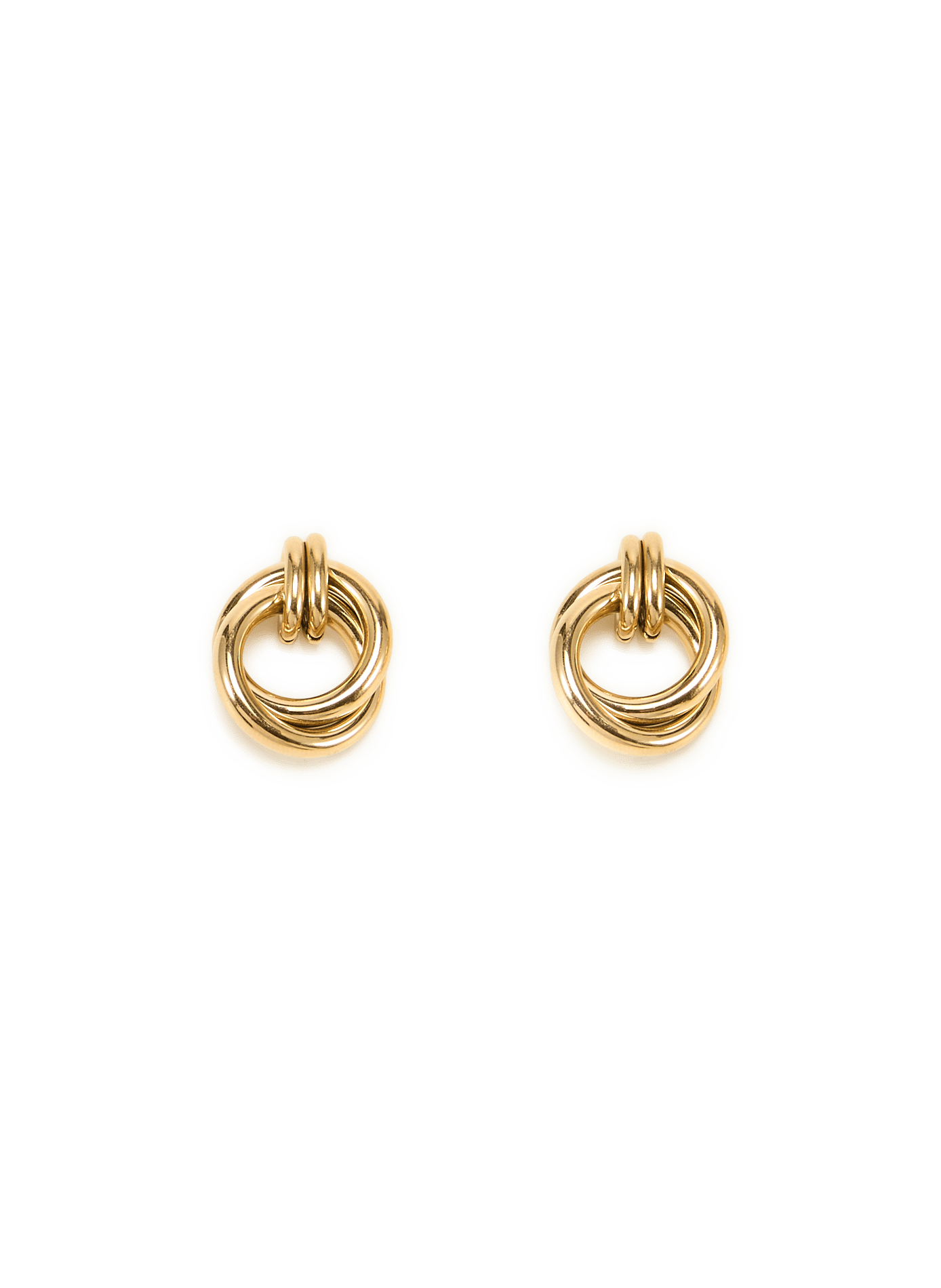Mini hoop earrings AU PRINTEMPS PARIS Golden