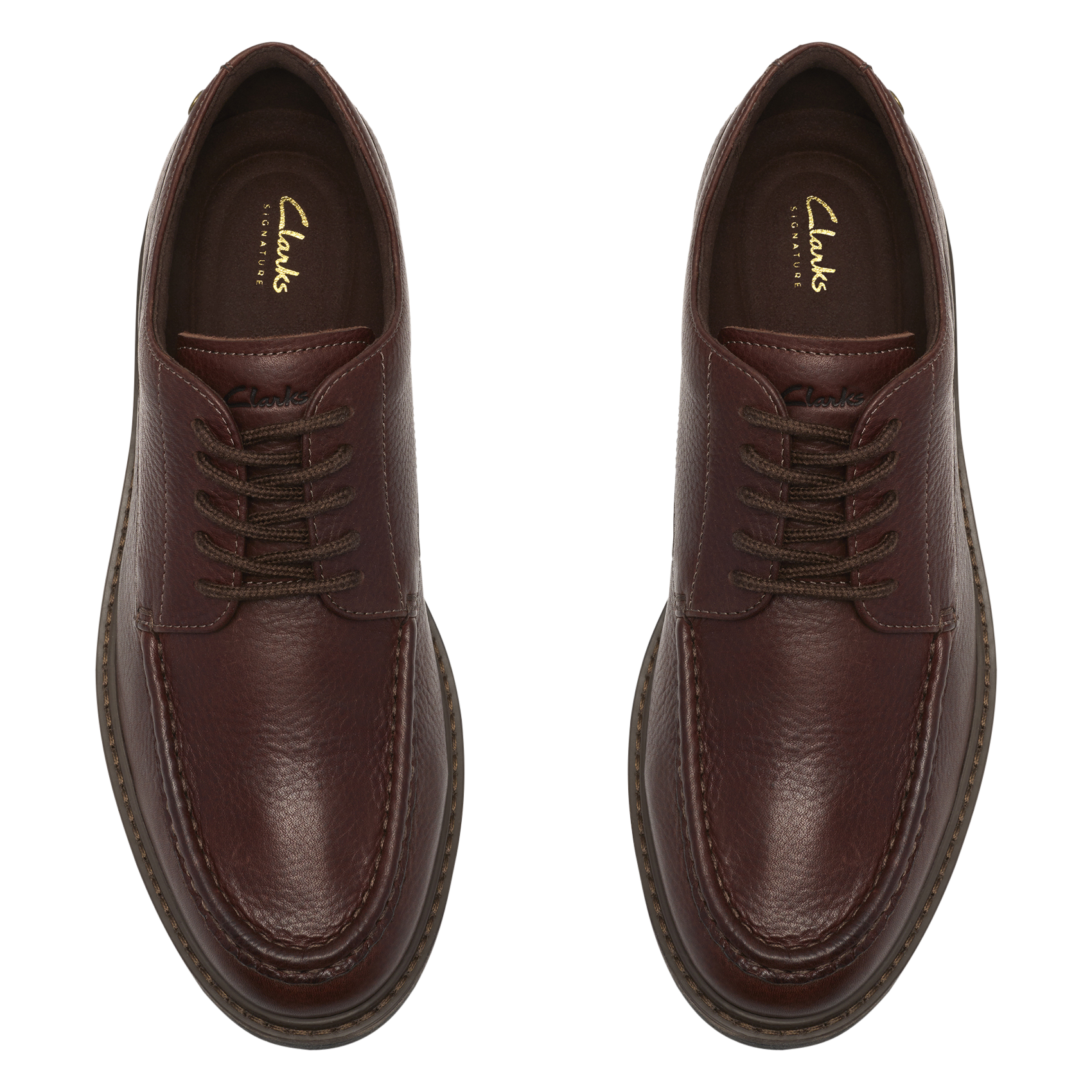 Derbies en cuir  CLARKS Marron