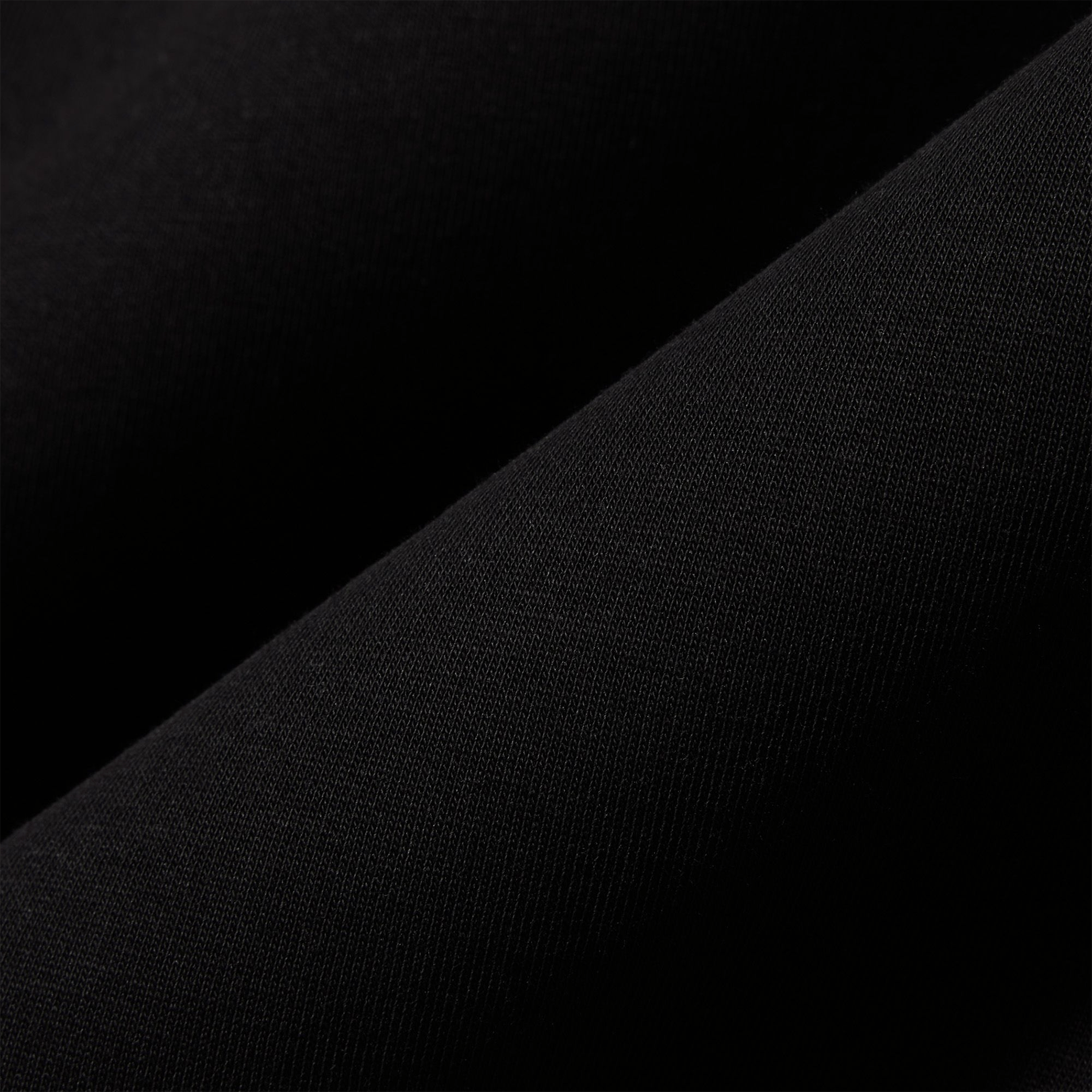 Oversized cotton-blend sweatshirt with round neck LACOSTE Black
