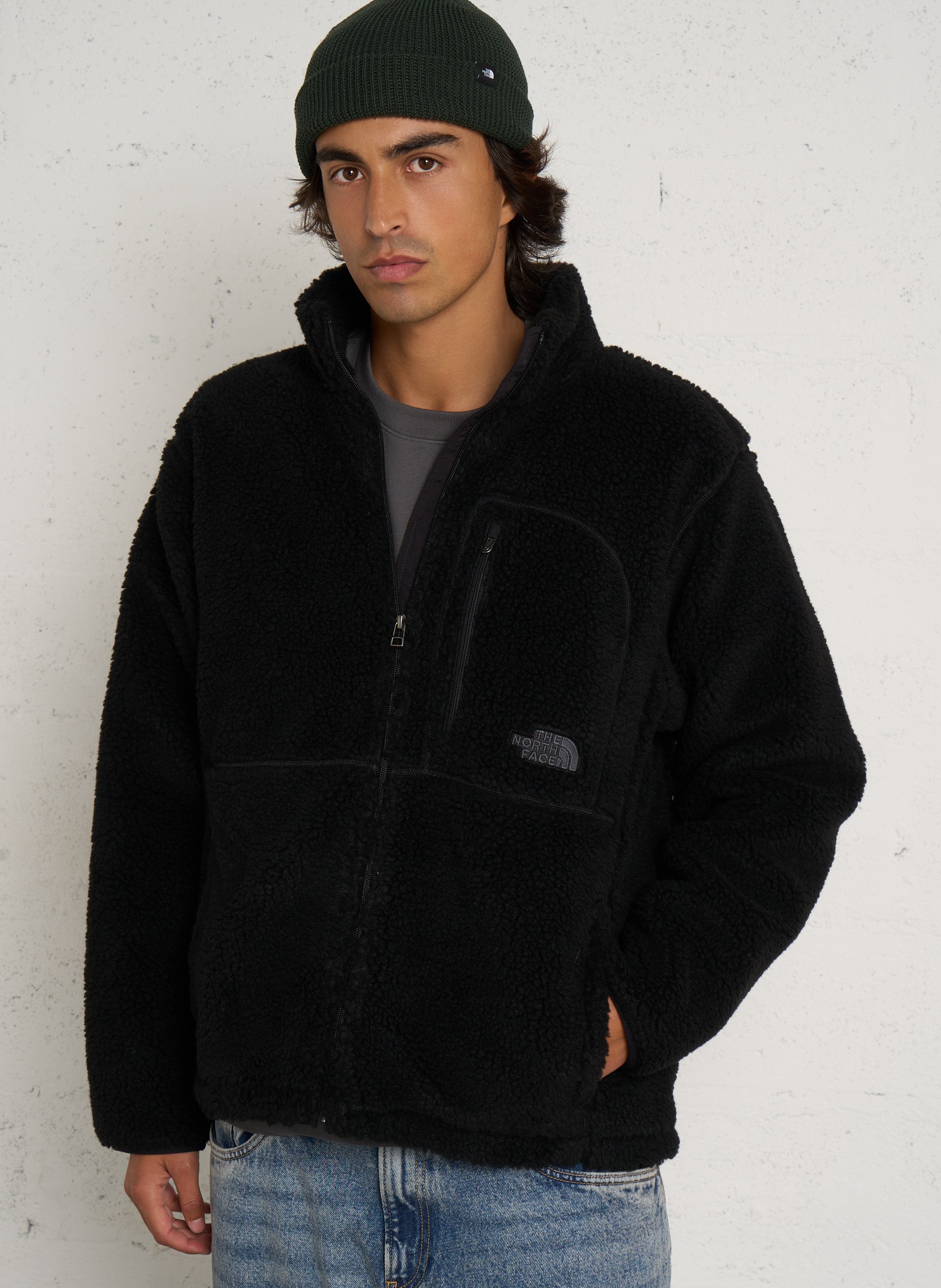 Fleecejacke mit Stehkragen und Reißverschluss THE NORTH FACE Schwarz