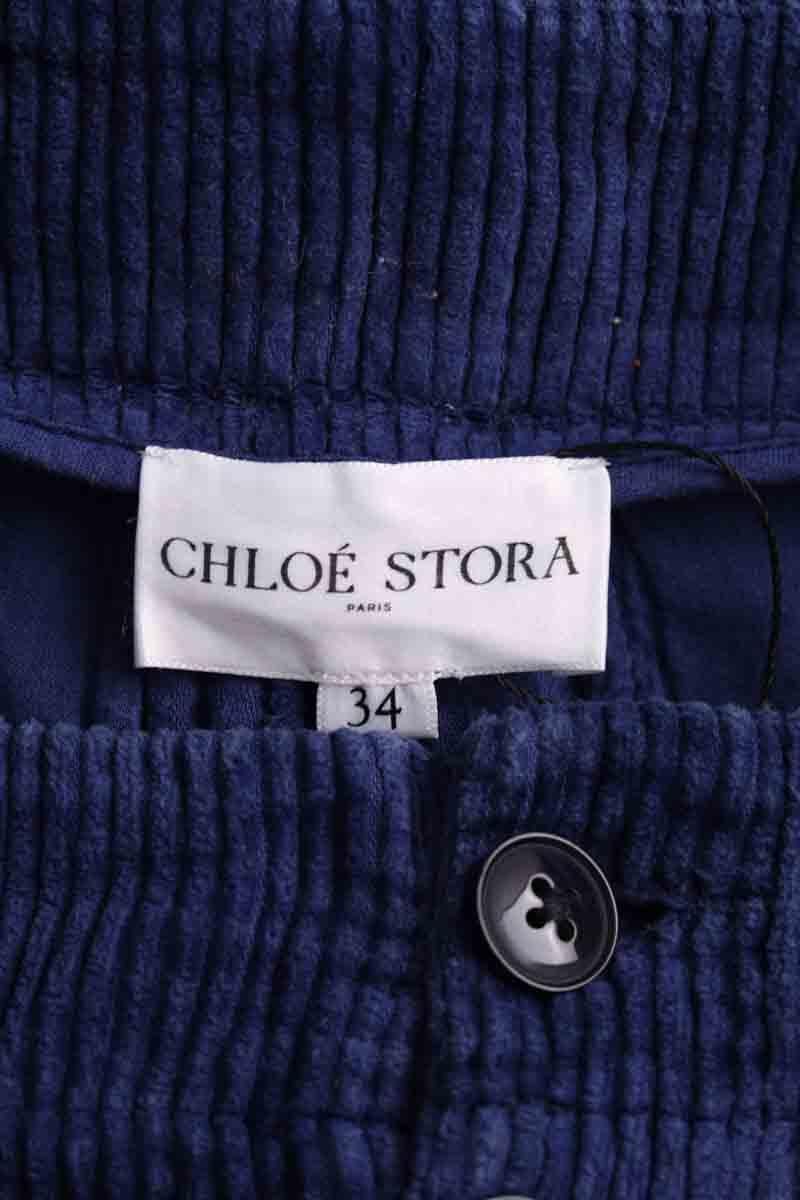 Straight-leg pants CHLOE STORA - SECONDE MAIN Blue