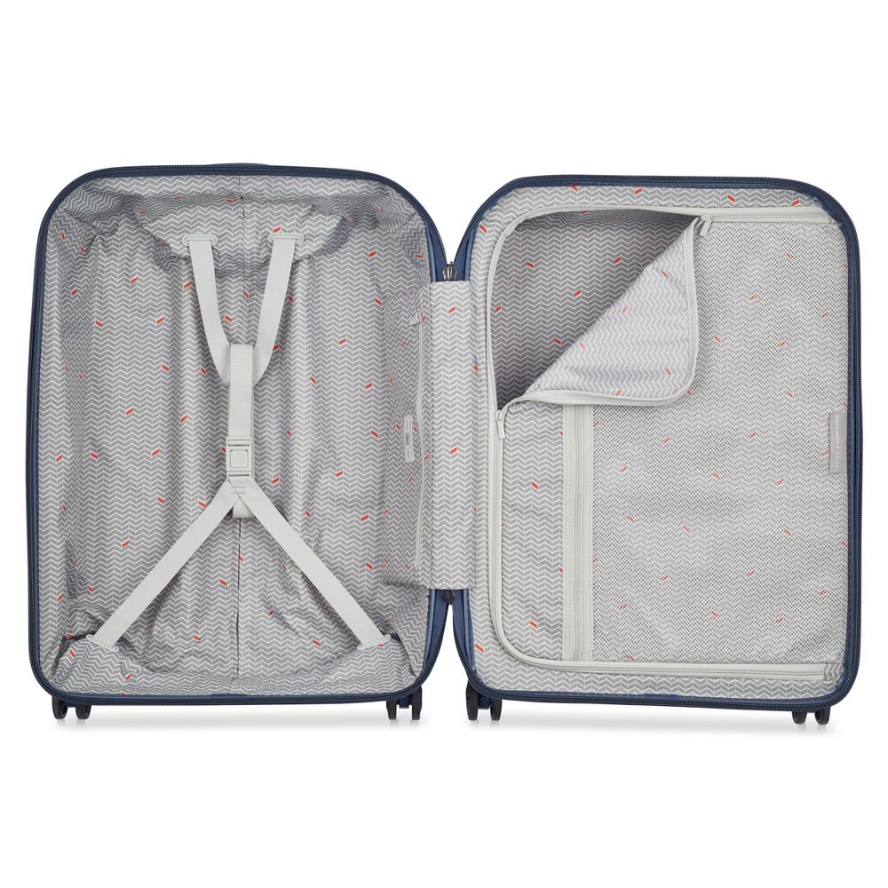 Rigid hold suitcase DELSEY PARIS Blue