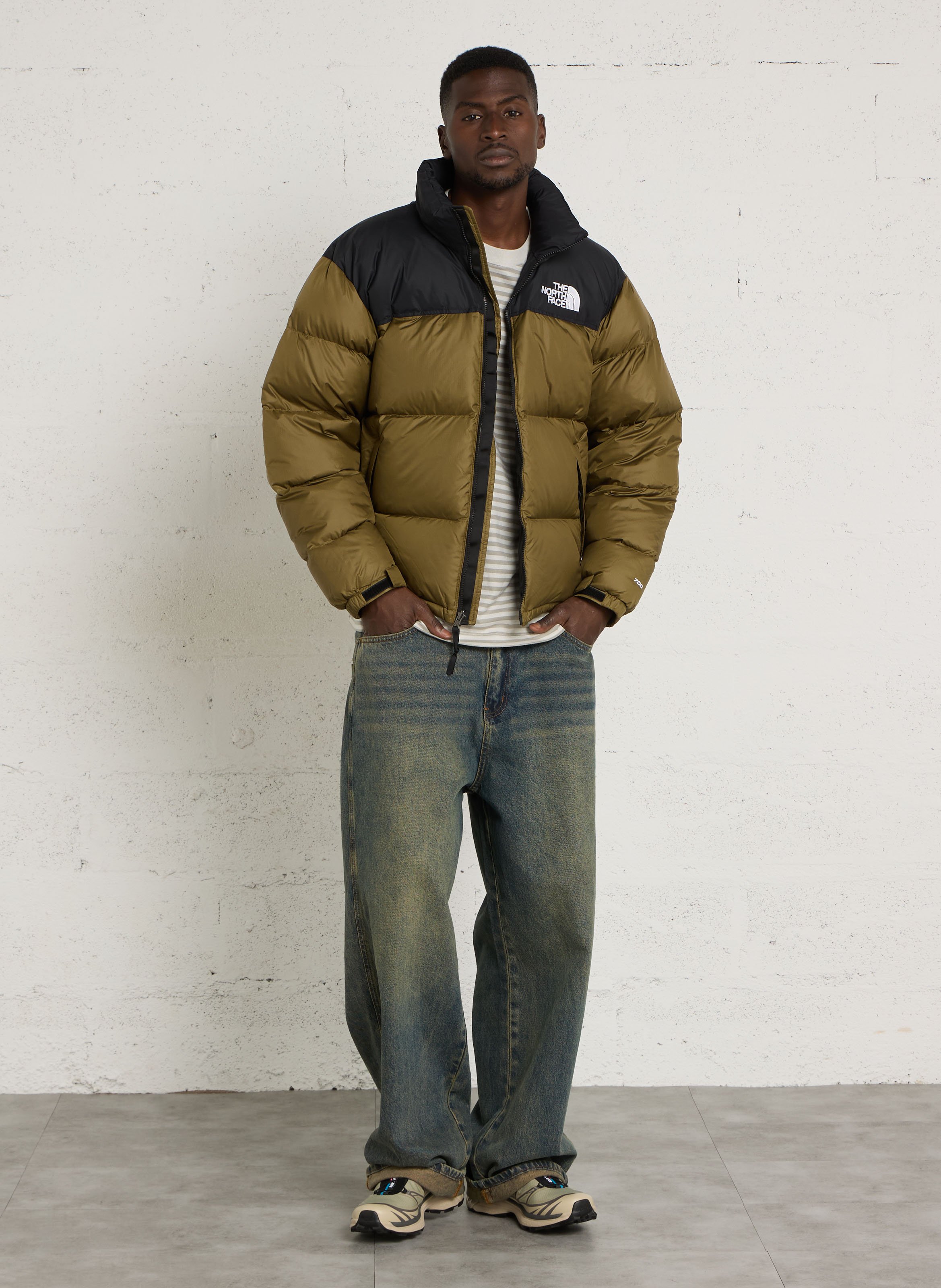 Doudoune droite unie THE NORTH FACE Noir