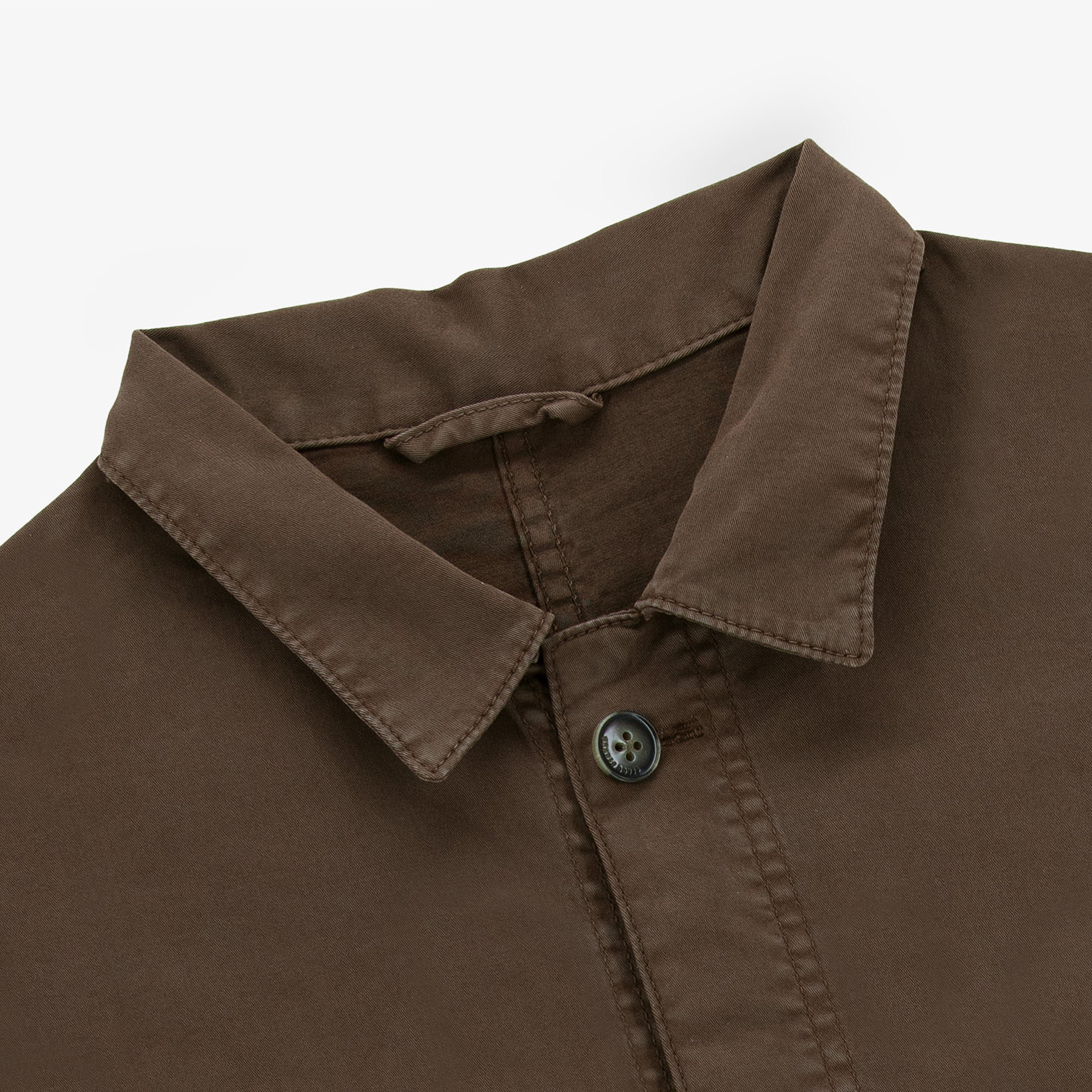 Cotton utility jacket SERGE BLANCO Brown