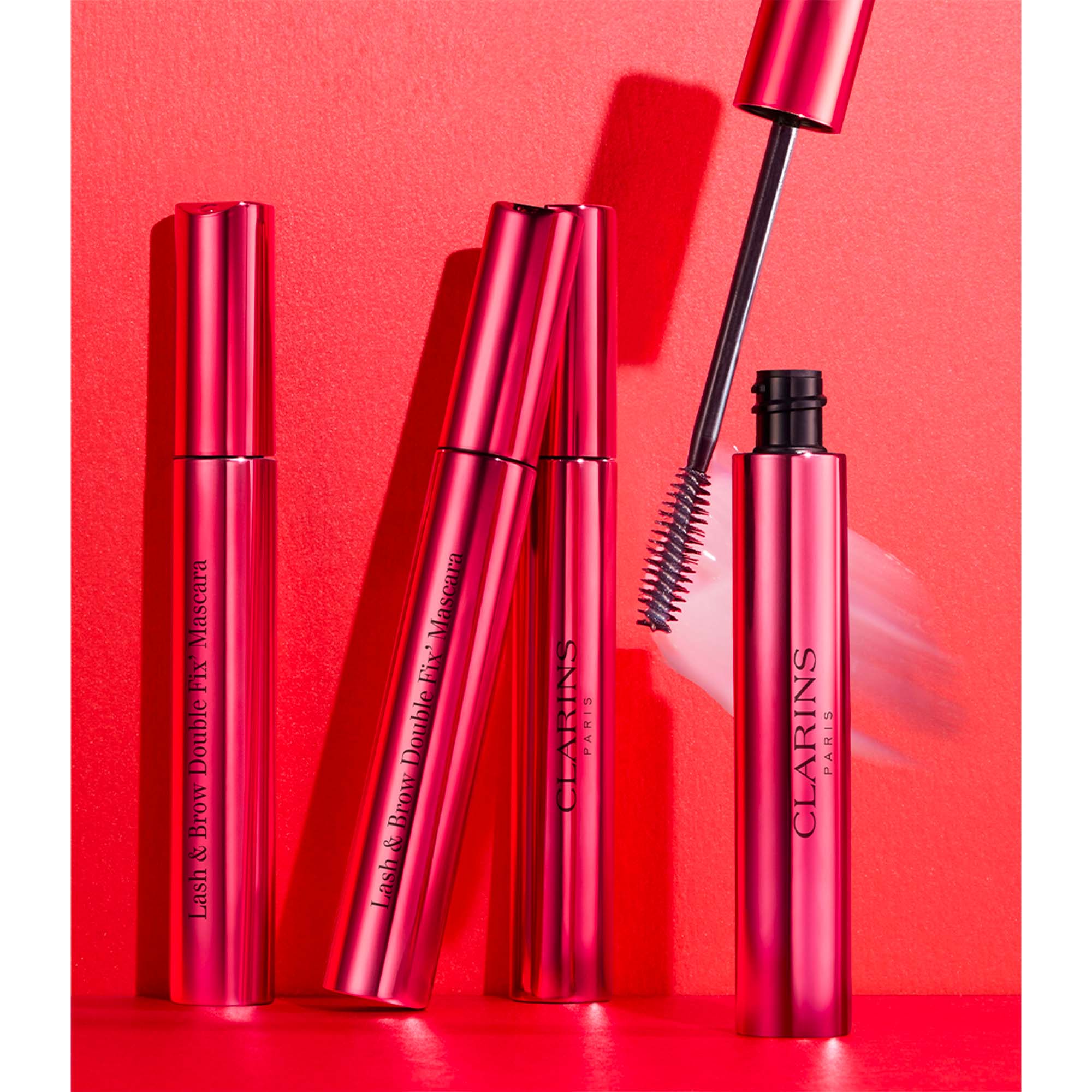 Lash & Brow Double Fix' Mascara Waterproof top coat for lashes CLARINS No color