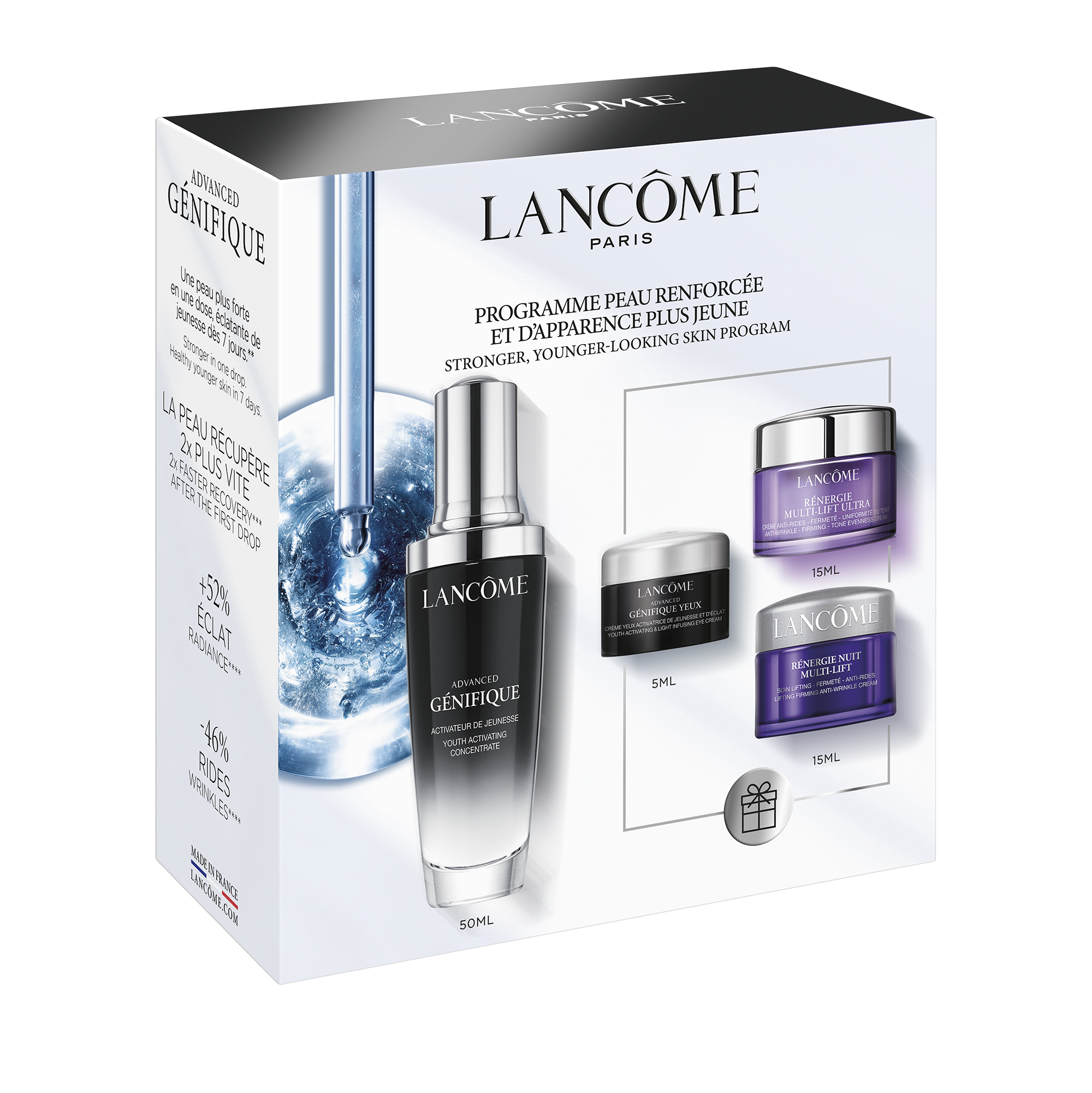 Luxe set met anti-ageing routine - Serum + oogcontourcrème, dagcrème & nachtcrème LANCÔME No color