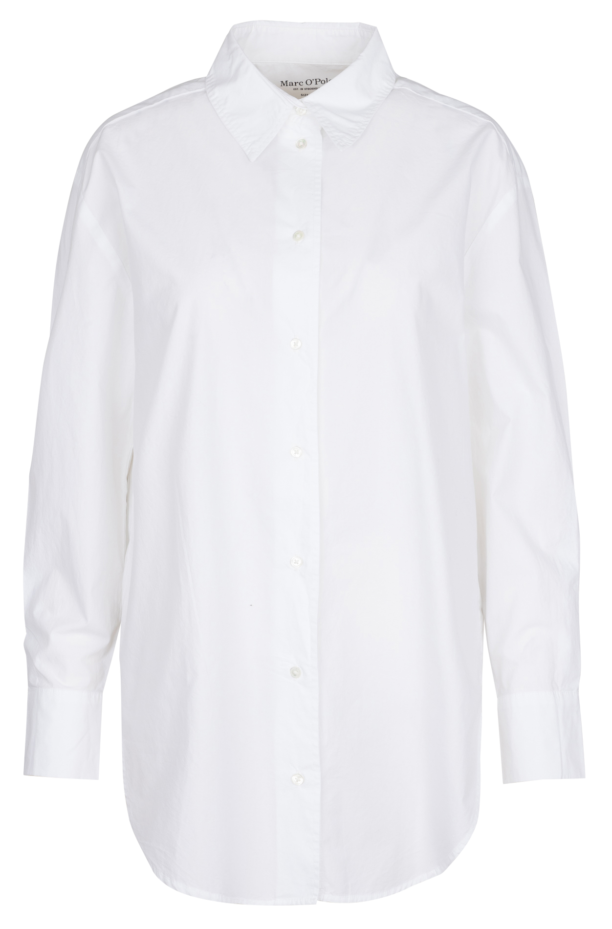 Chemise col classique en coton MARC O'POLO Blanc