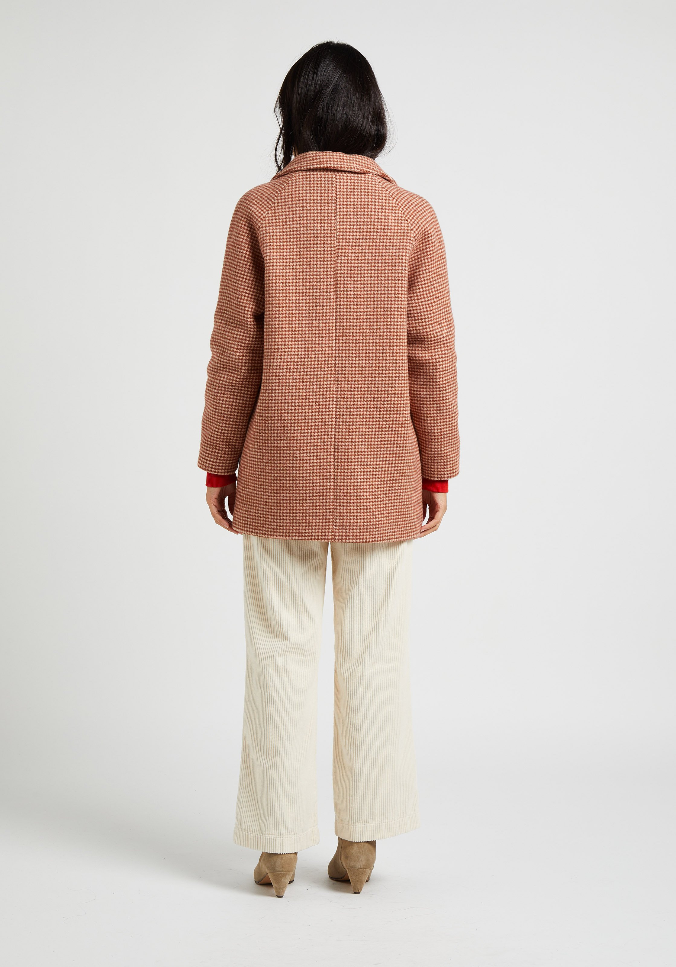 Straight-leg cotton pants EMILE ET IDA Beige