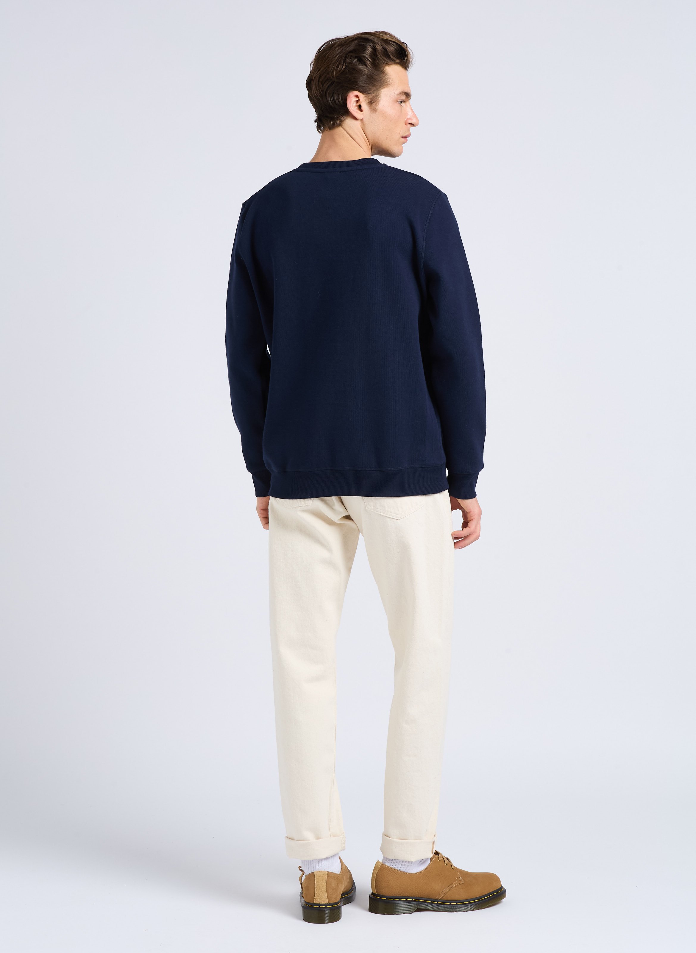 Tapered cotton dot effect regular-fit jeans EDWIN Beige