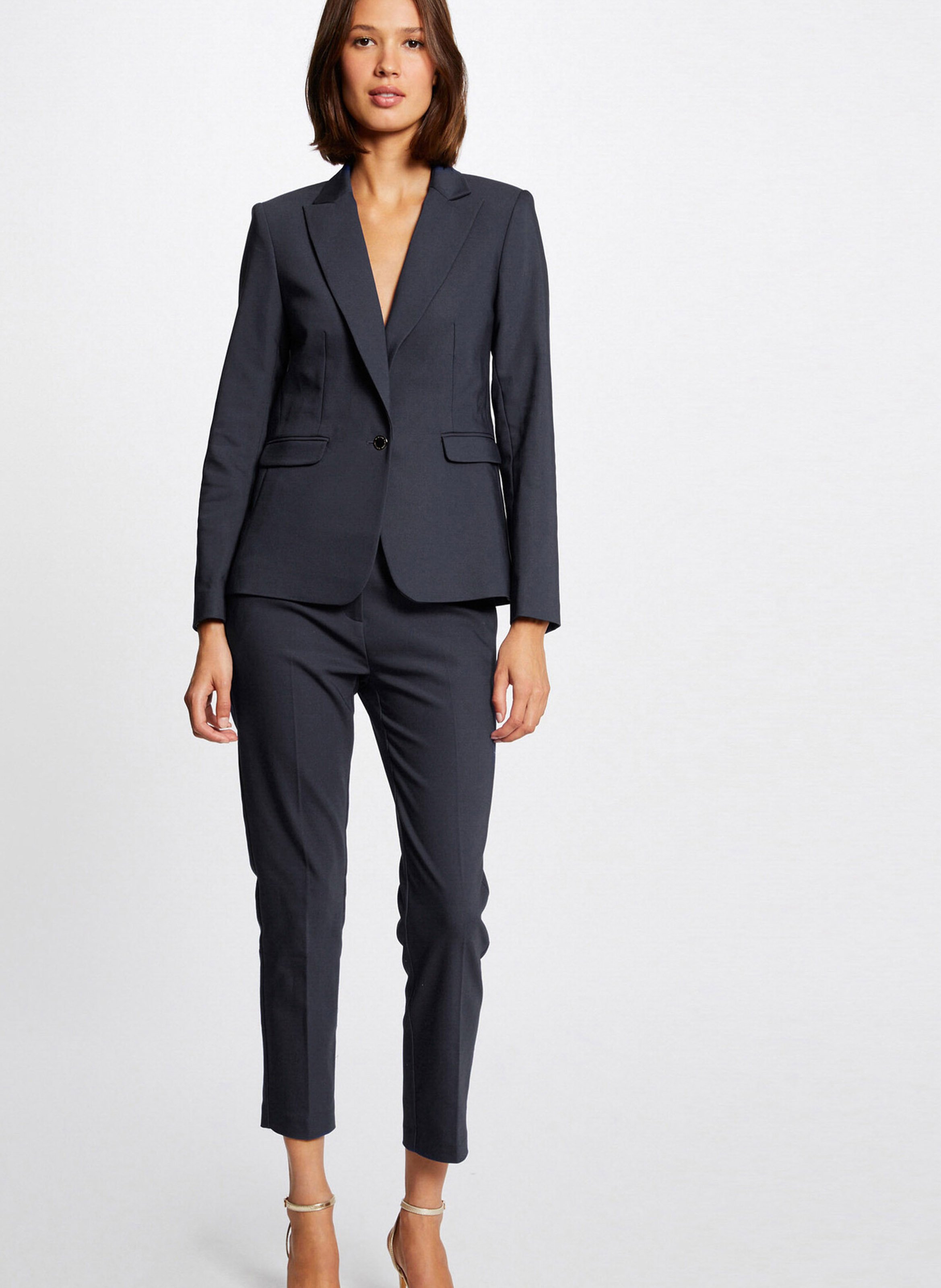 Rechte blazer met knopen MORGAN Blauw