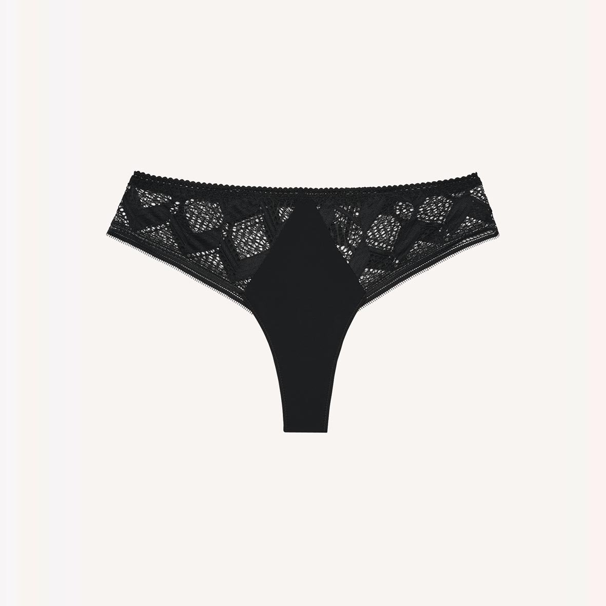 Cotton tanga PASSIONATA Black