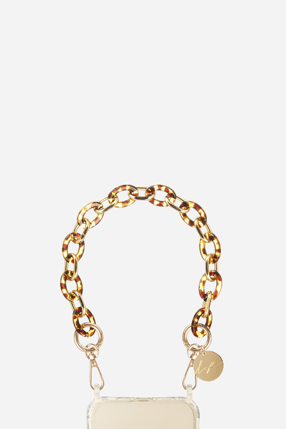 Chaîne de téléphone en résine LA COQUE FRANCAISE Marron