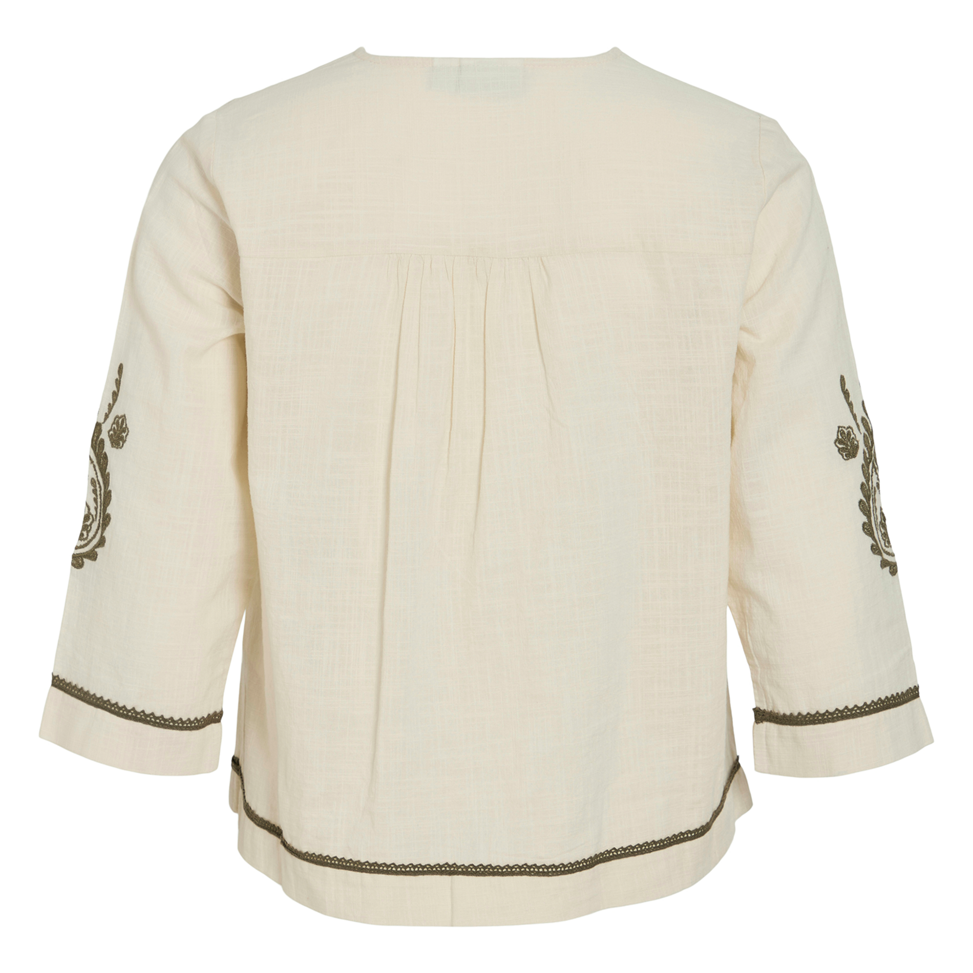 Dotted Swiss triangle bra Beige