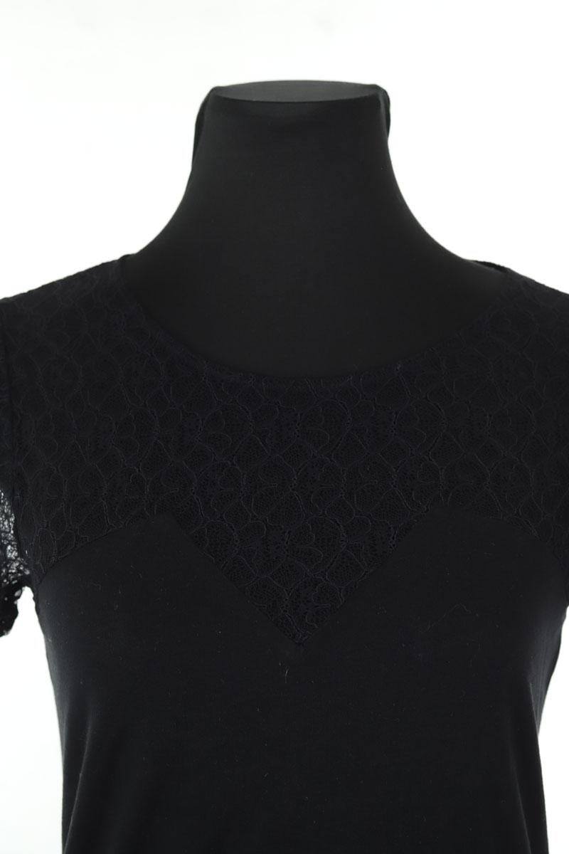 Cotton T-shirt SEZANE - Seconde main Black