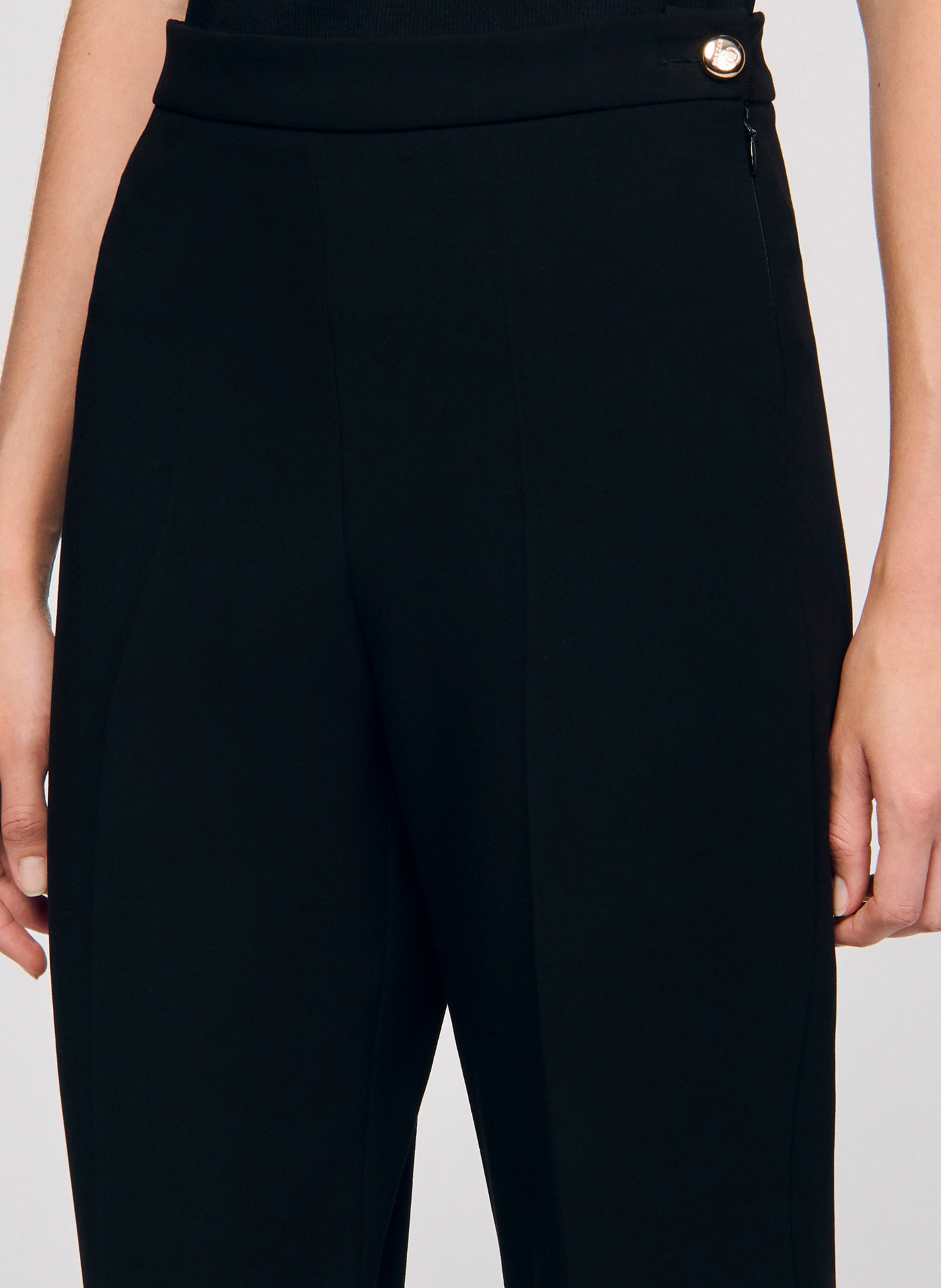 Flared pants SANDRO Black