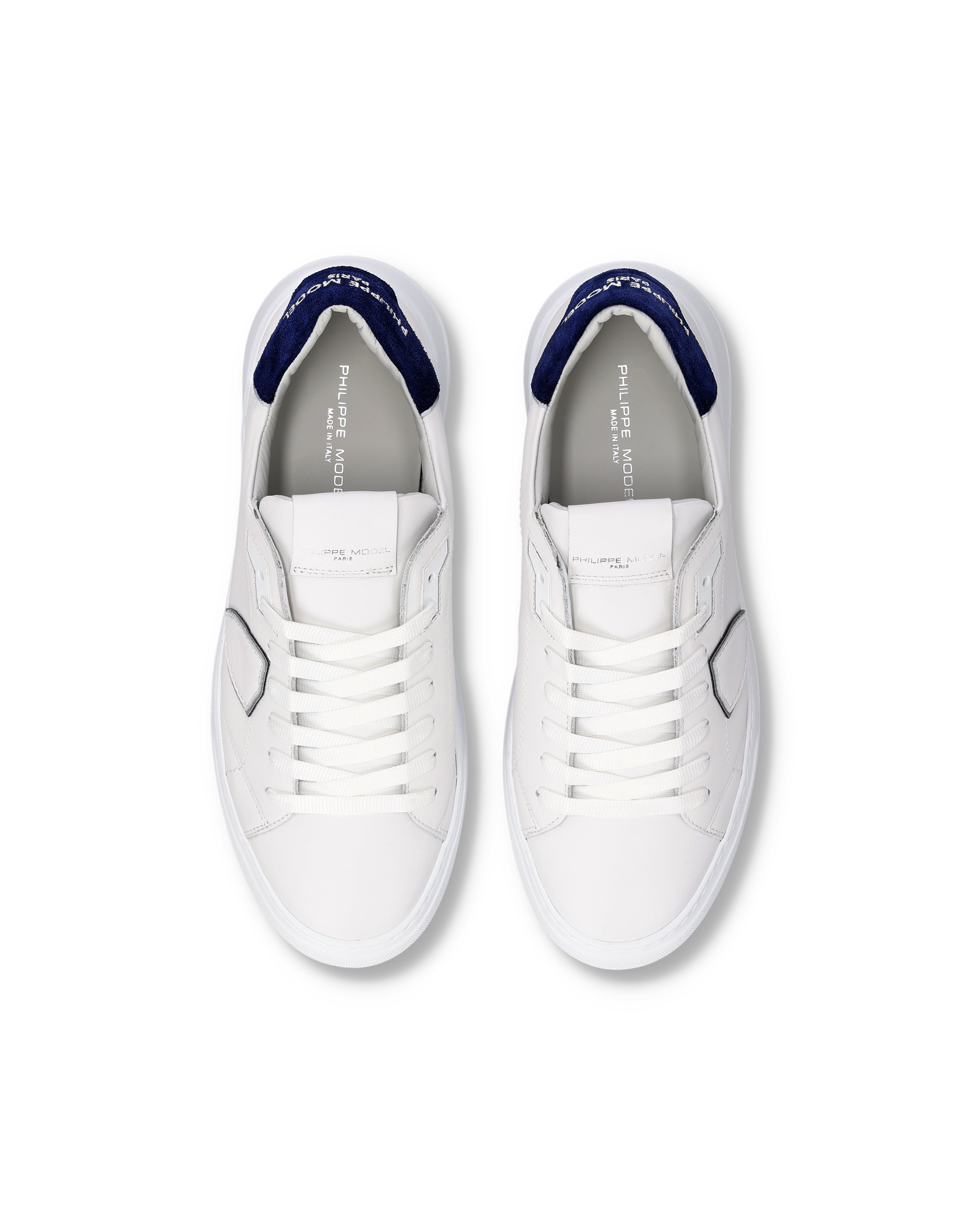 Tennis Temple Sneakers. PHILIPPE MODEL Blue